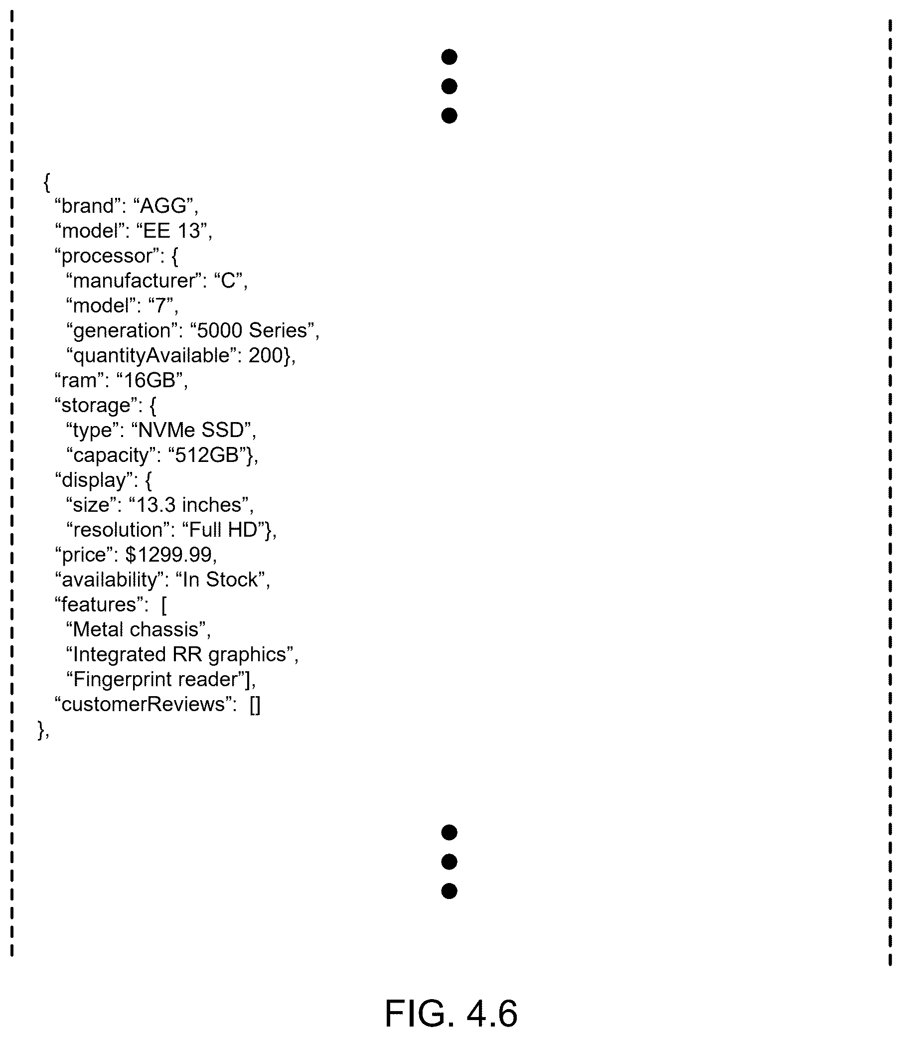 Patent US12541485 Figure 12 – Analysis of javascript object notation (JSON) structures generated through various sources