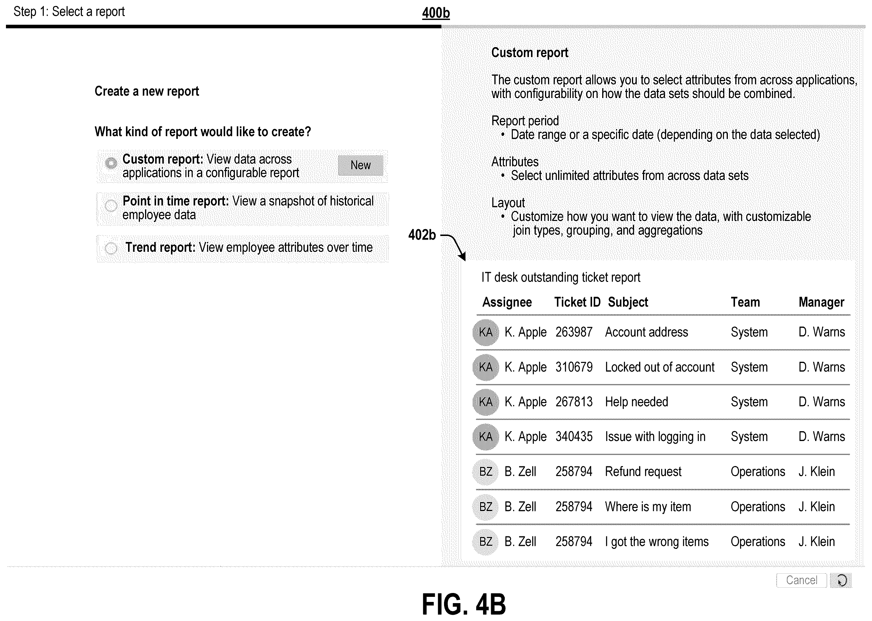 Patent US12541507 Figure 5 – Systems and methods for intelligent database report generation