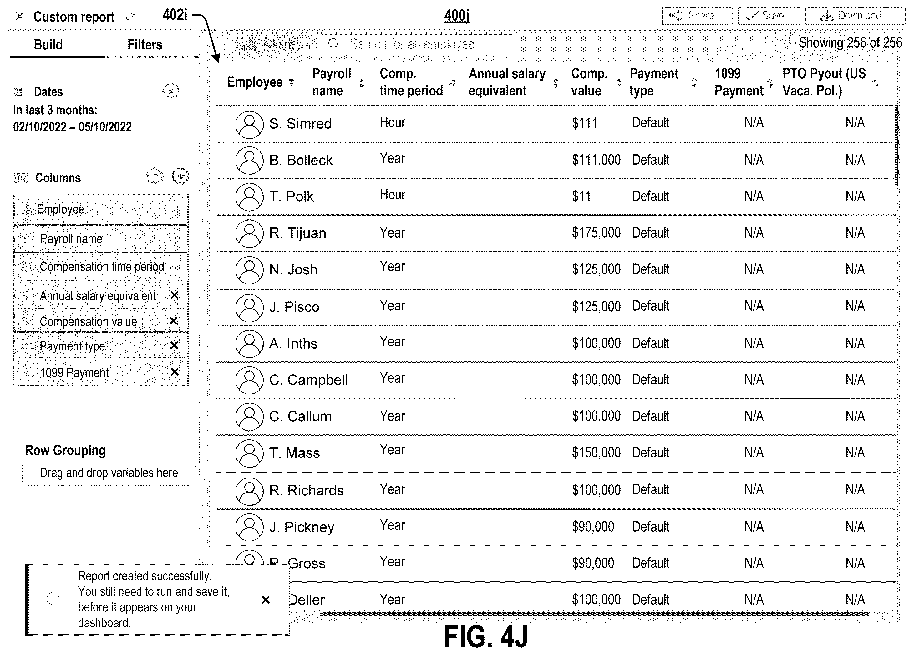 Patent US12541507 Figure 13 – Systems and methods for intelligent database report generation