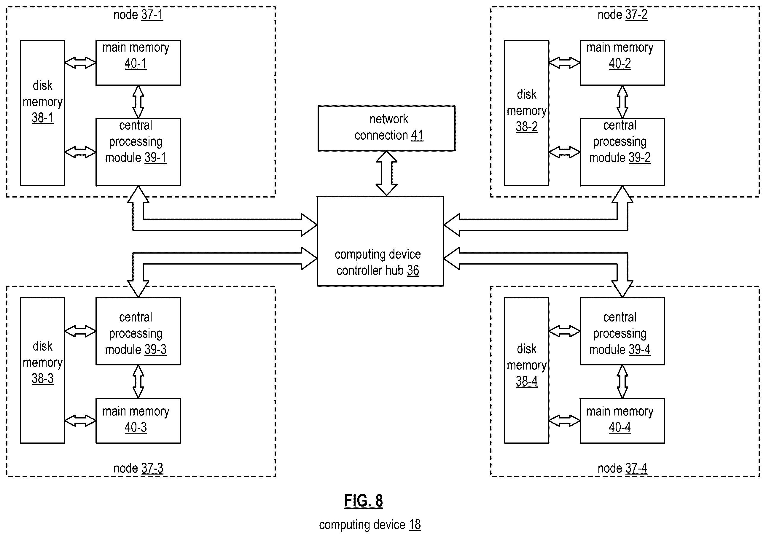 Patent US12541520 Figure 8 – Rebuilding portions of virtual segments based on power