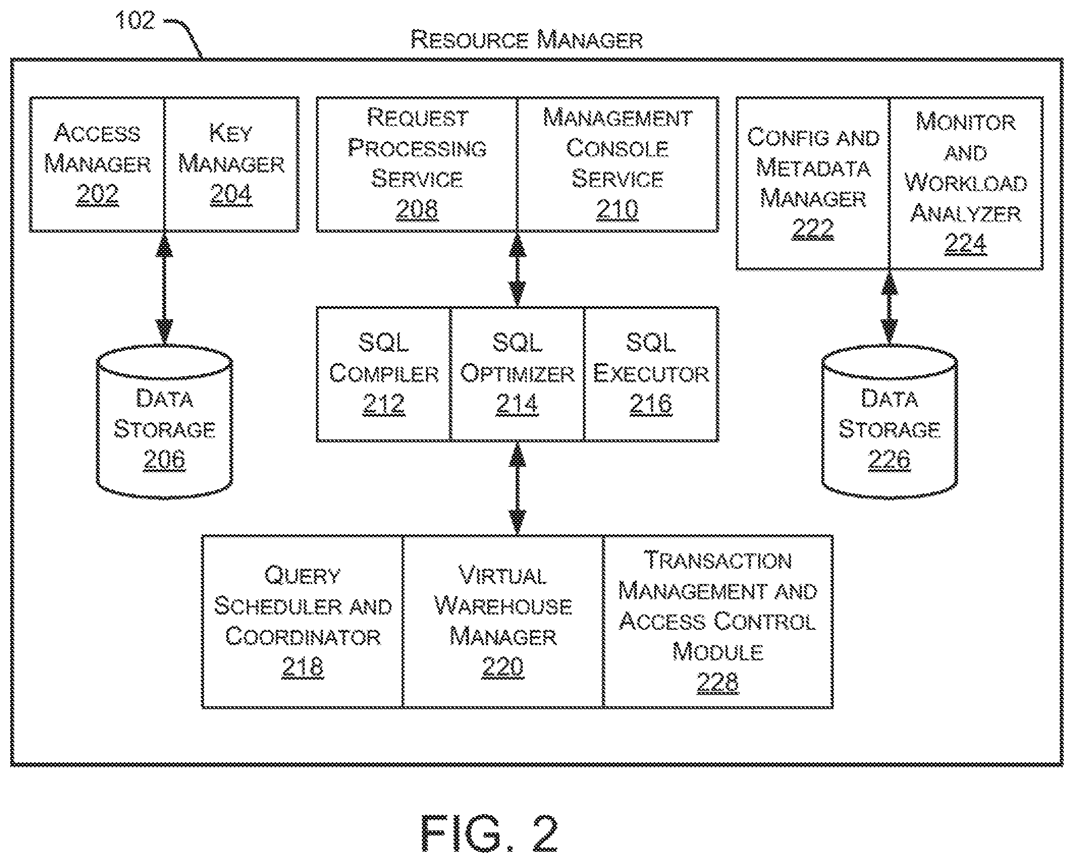 Patent US12541534 Figure 2 – Using stateless nodes to process data of catalog objects