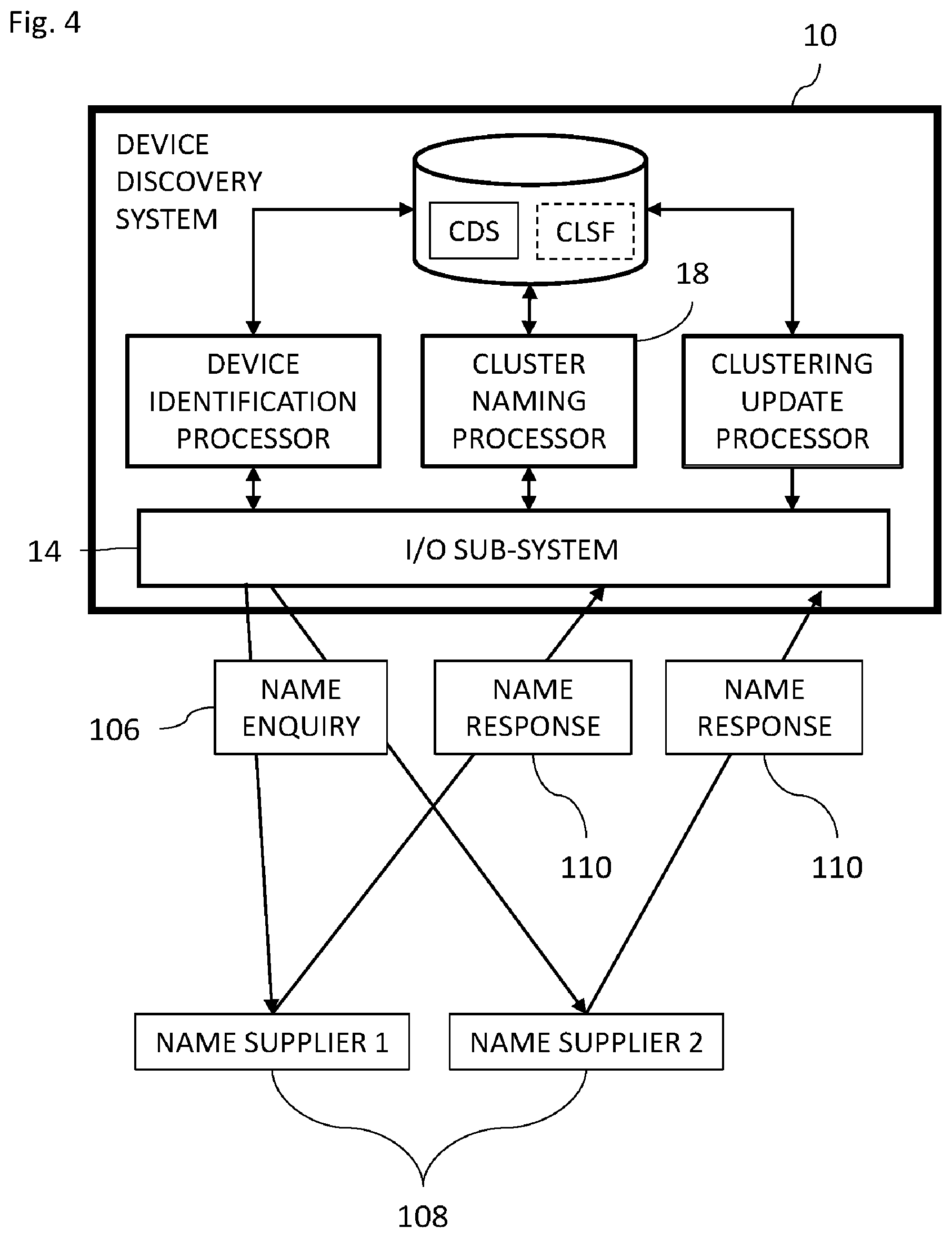 Patent US12541537 Figure 5 – Device discovery system