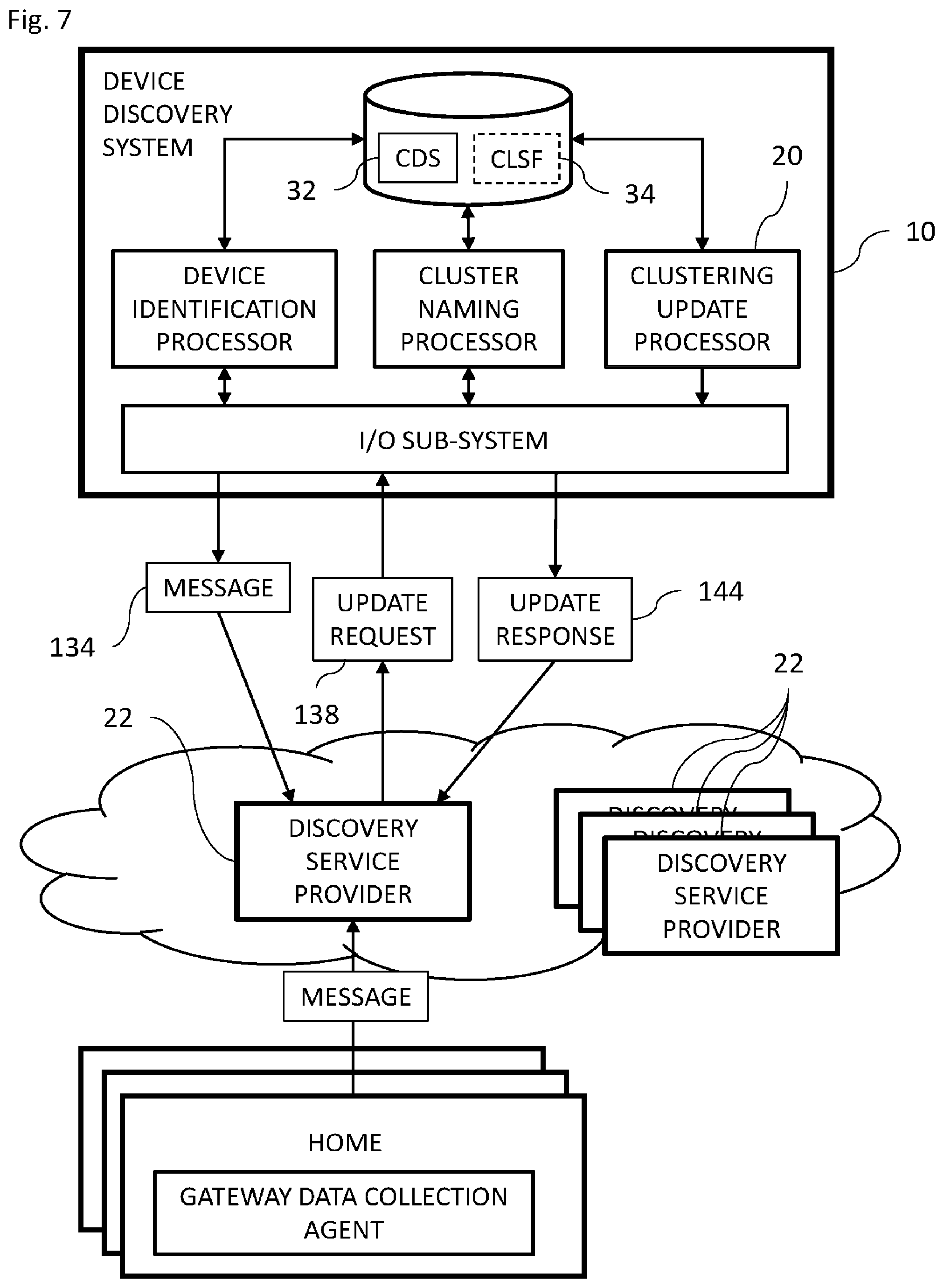 Patent US12541537 Figure 8 – Device discovery system
