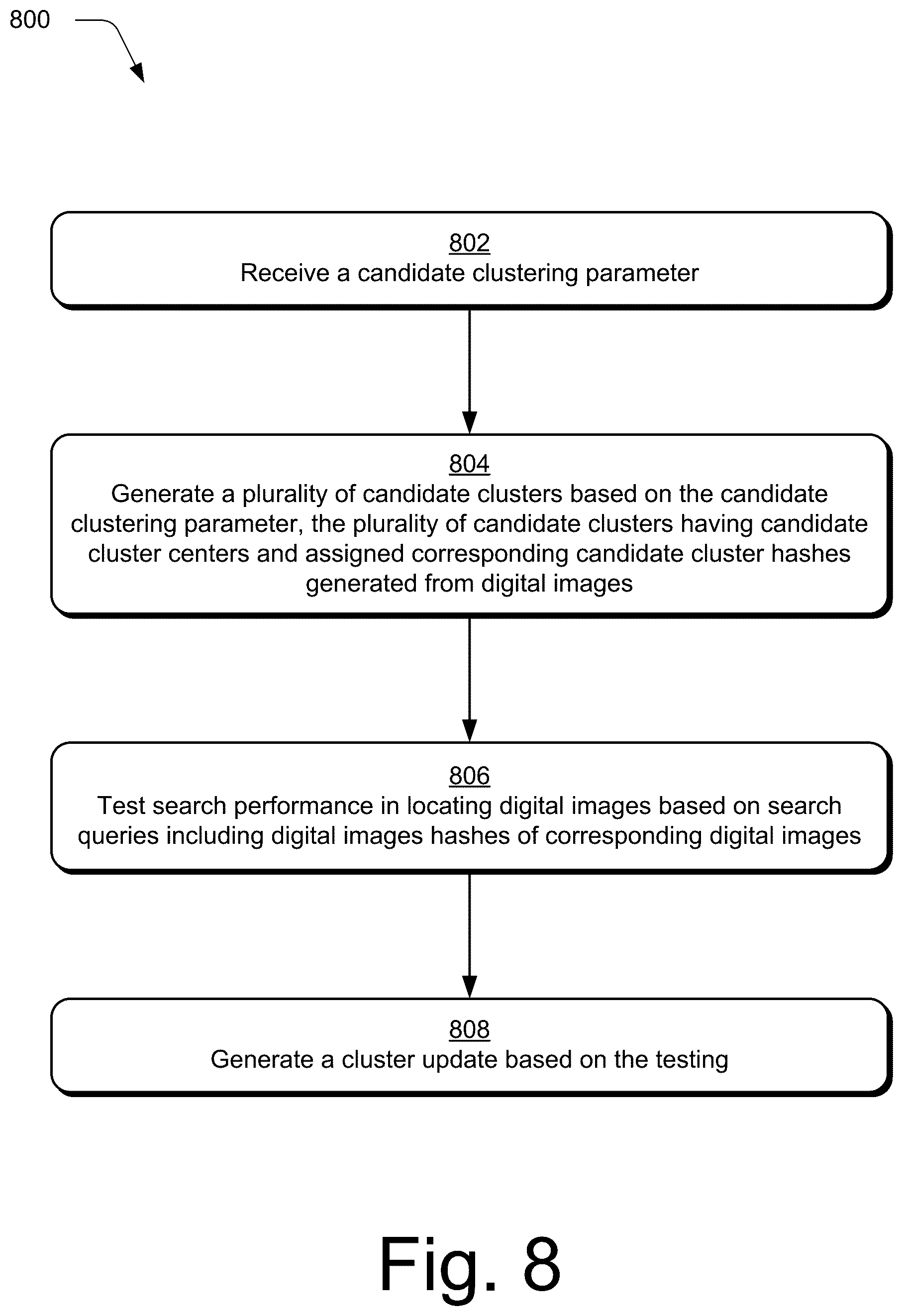 Patent US12541553 Figure 8 – Digital image hash search techniques