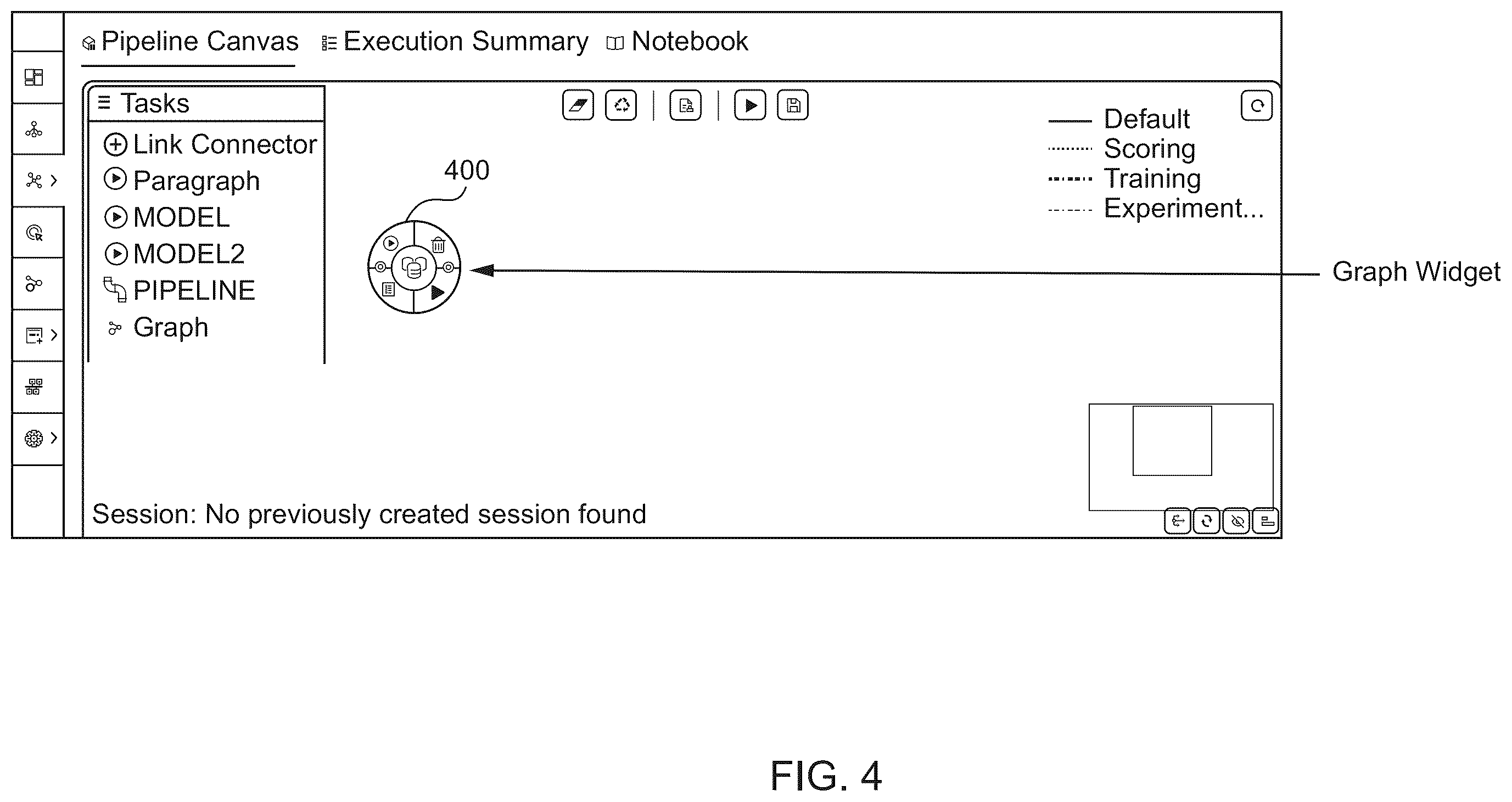 Patent US12541555 Figure 4 – Declarative modeling paradigm for graph-database