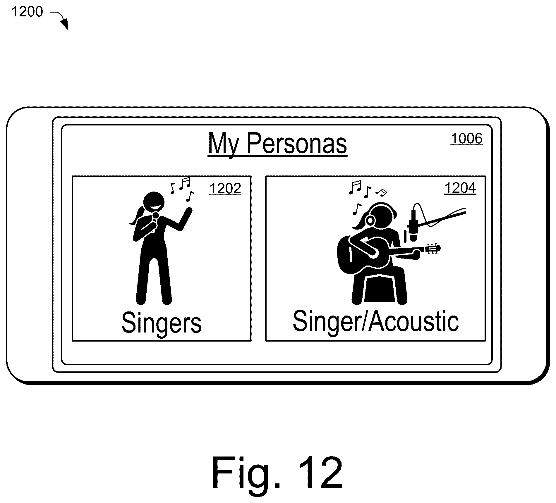 Patent US12541557 Figure 10 – Persona based modeling system