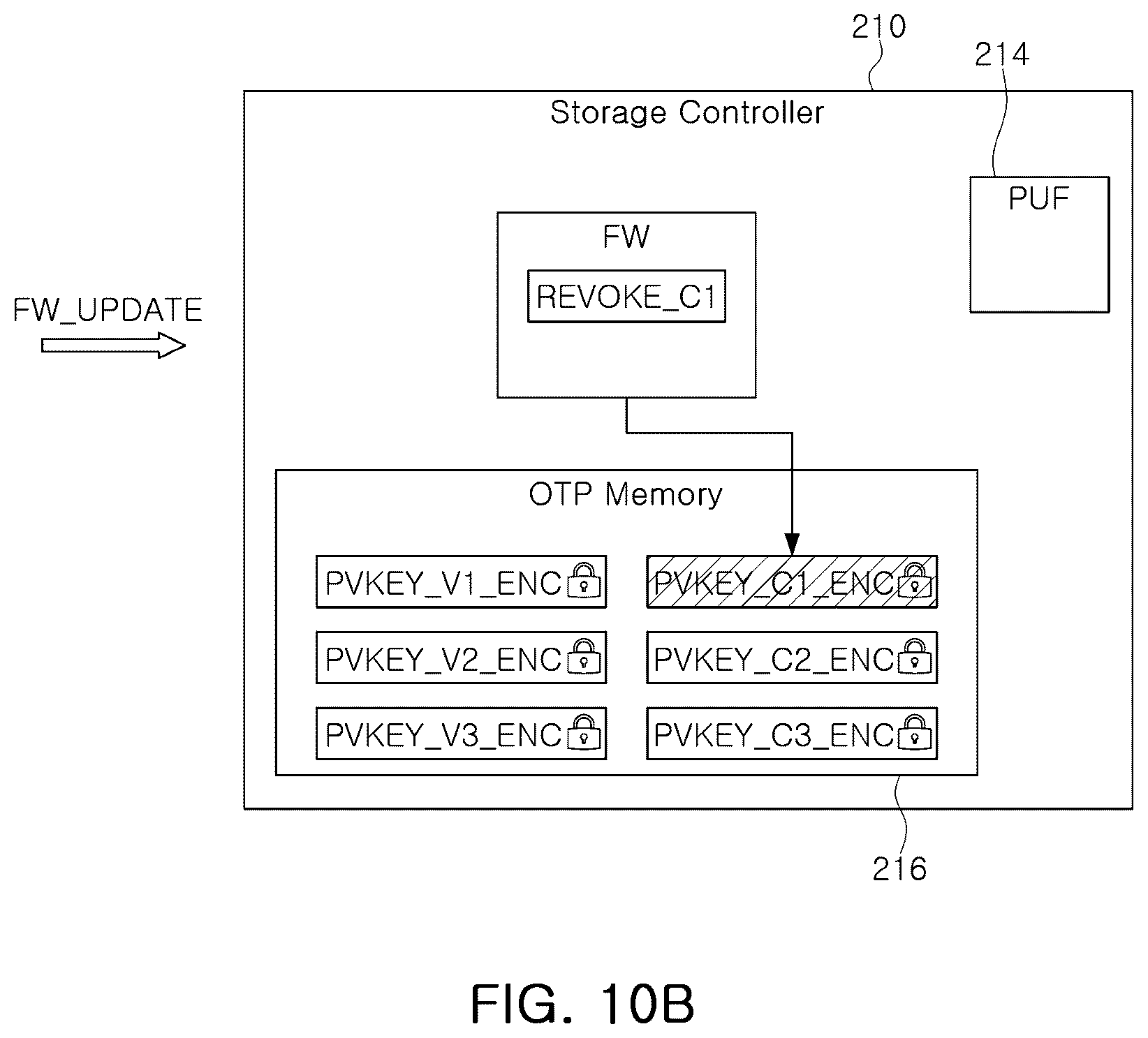 Patent US12541598 Figure 11 – Storage device and method of providing firmware image