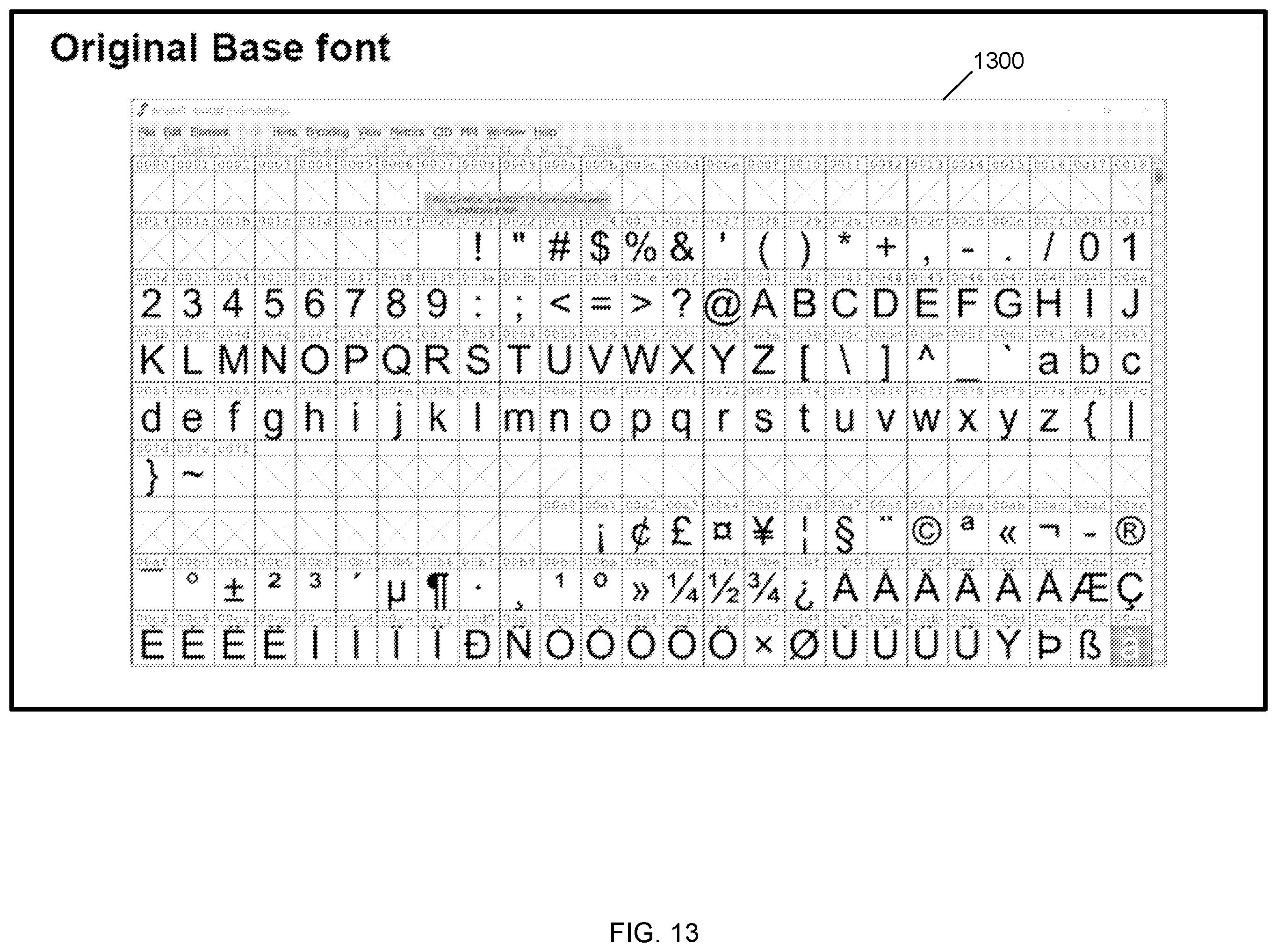 Patent US12541608 Figure 14 – Modifying fonts for obfuscating text and viewing obfuscated text