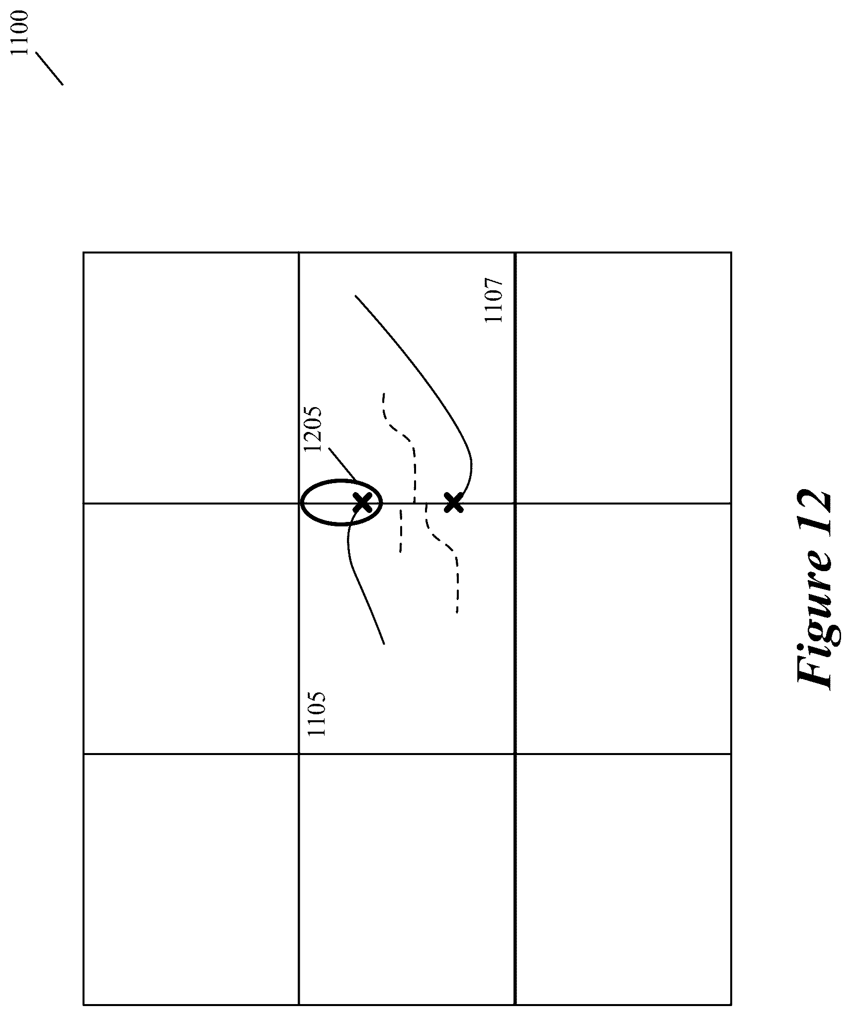 Patent US12541634 Figure 14 – Routing non-preferred direction wiring layers of an integrated circuit by minimizing vias between these layers