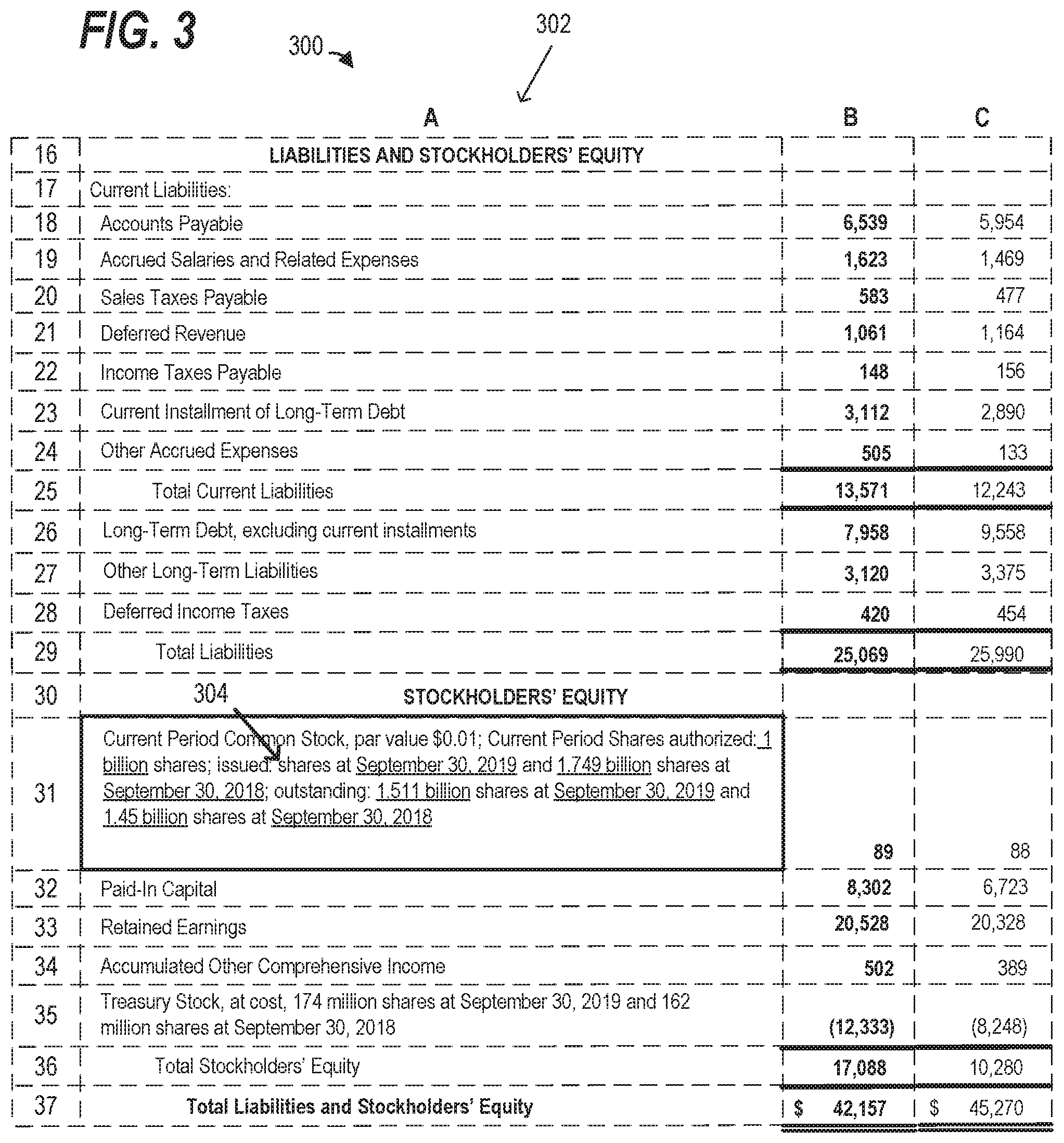 Patent US12541640 Figure 3 – Computing device for multiple cell linking