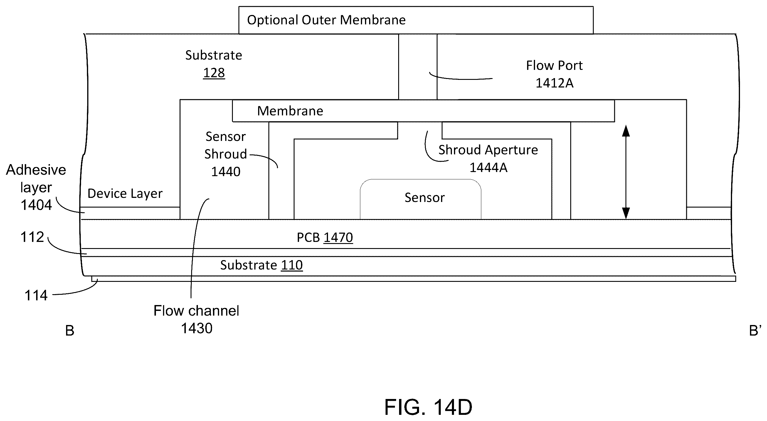 Patent US12541668 Figure 17 – Adhesive tape platform with form factor for improved sensing and external sensor probe
