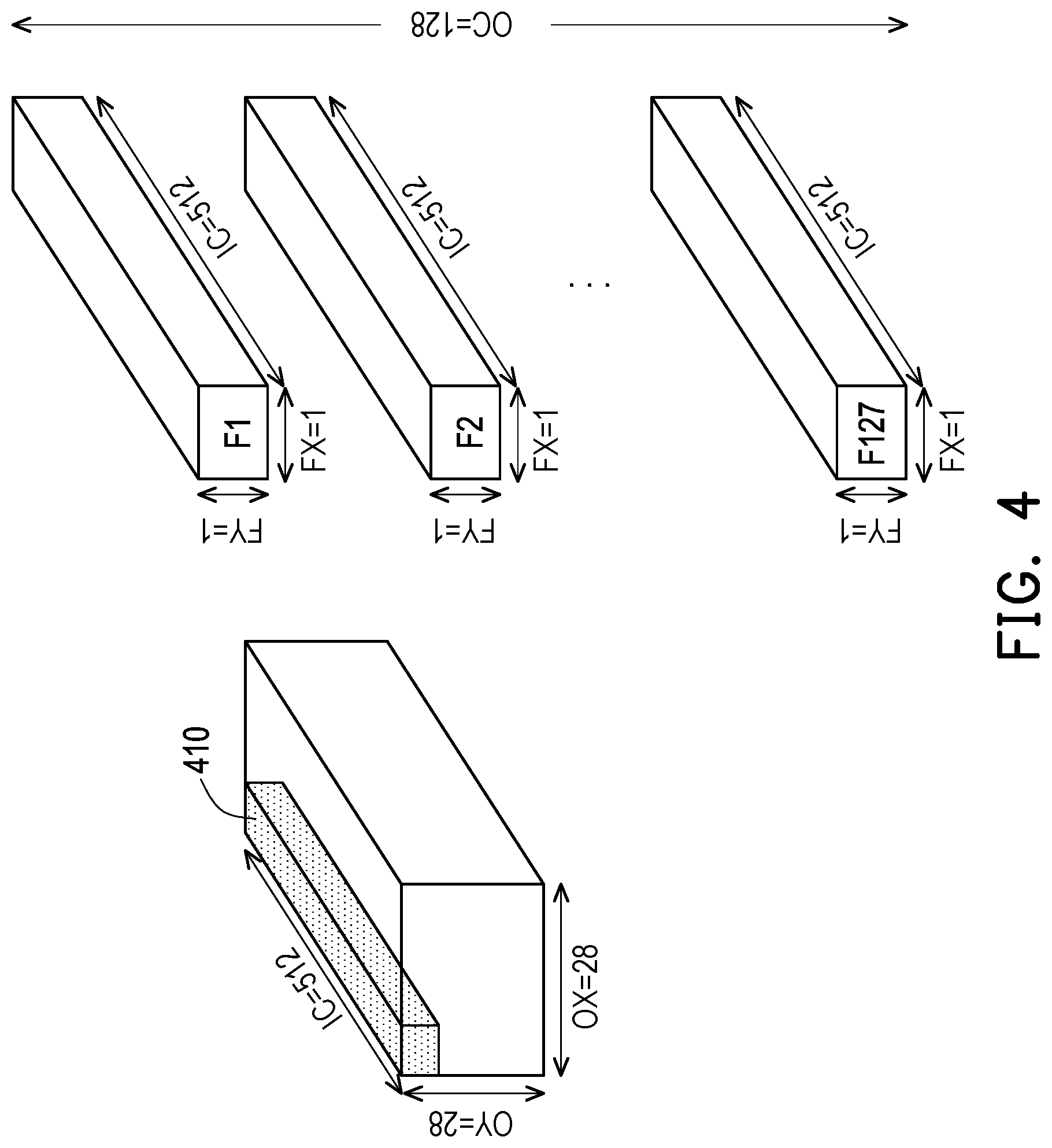 Patent US12541674 Figure 4 – Method and non-transitory computer readable medium for compute-in-memory macro arrangement, and electronic device applying the same