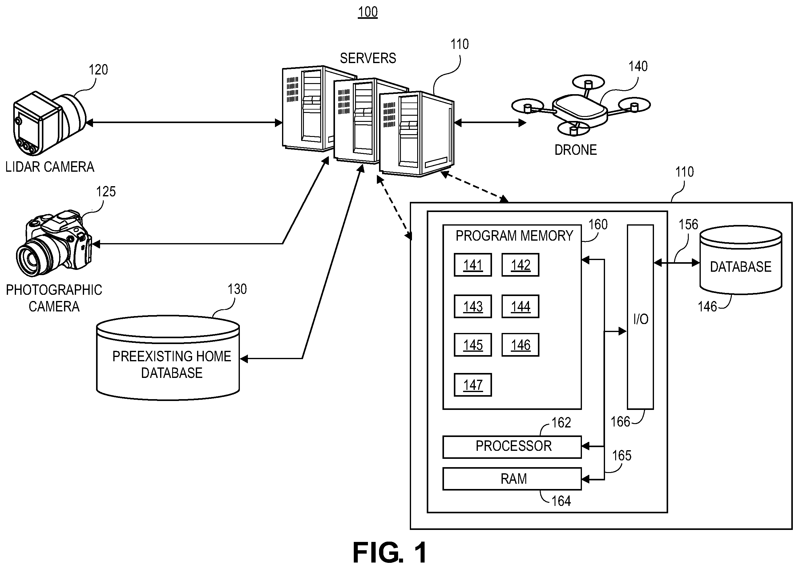 Patent US12541682 — Systems and methods for AI based recommendations for object placement in a home — Figure 1