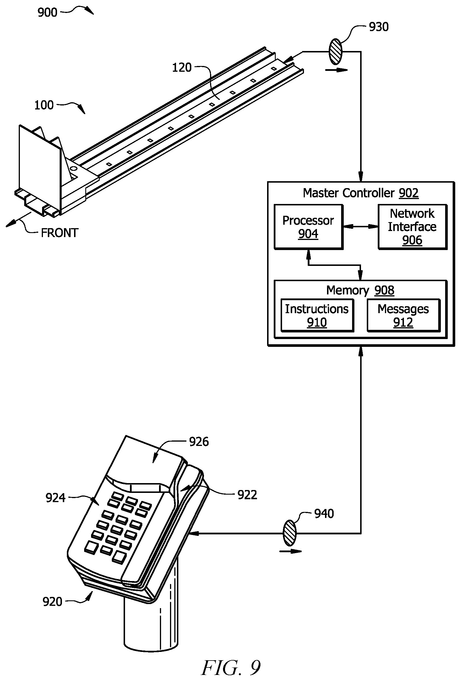 Patent US12541742 Figure 9 – System and method for determining product count information using magnetic sensors