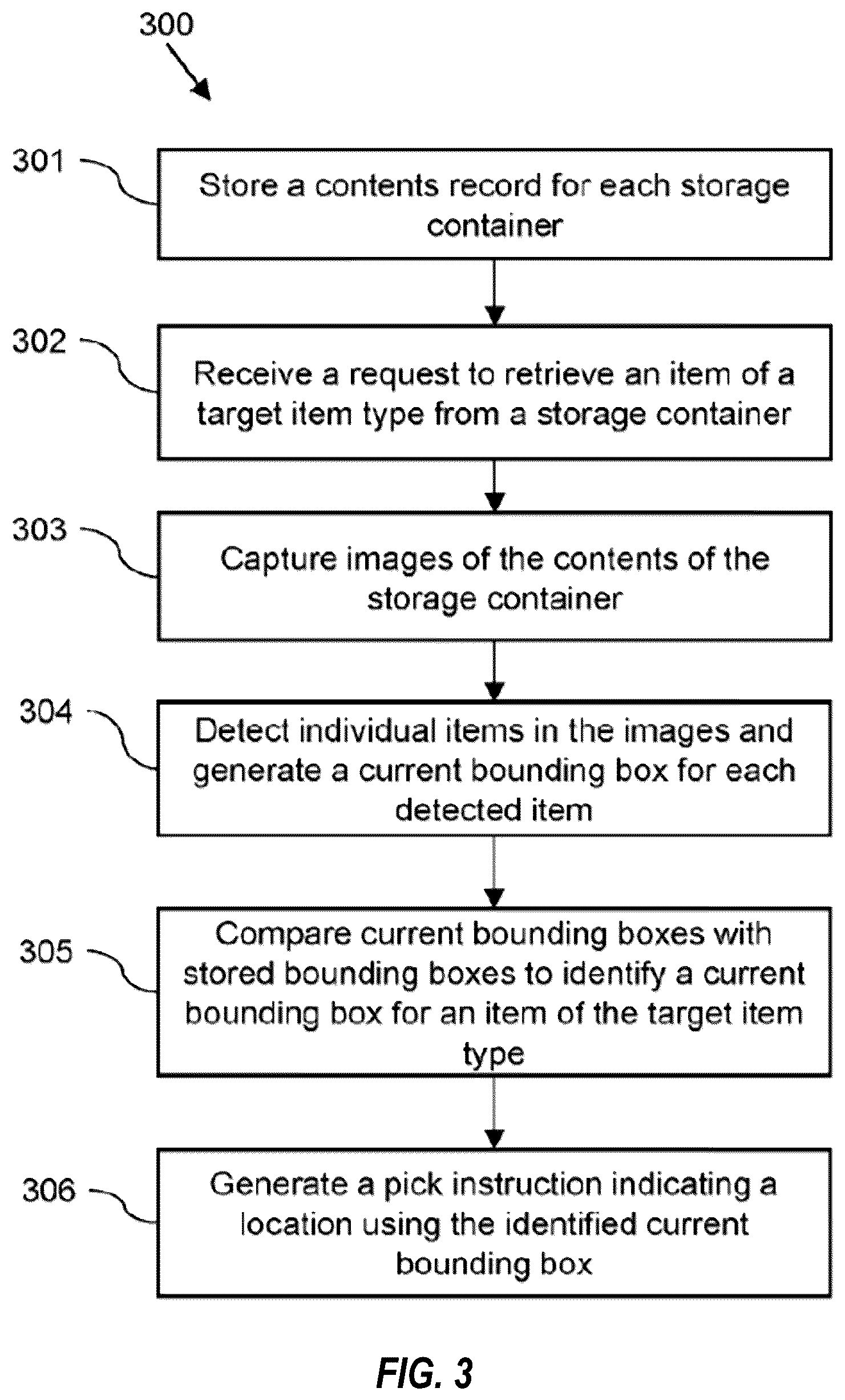 Patent US12541743 Figure 3 – Storage and retrieval system