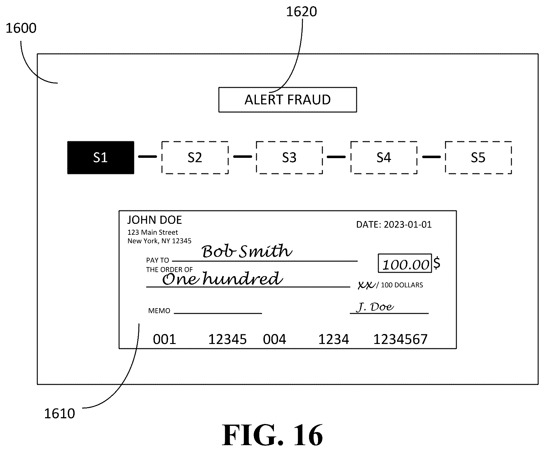 Patent US12541748 Figure 15 – System and method for providing real-time updates of cheque collection in a cheque clearing process