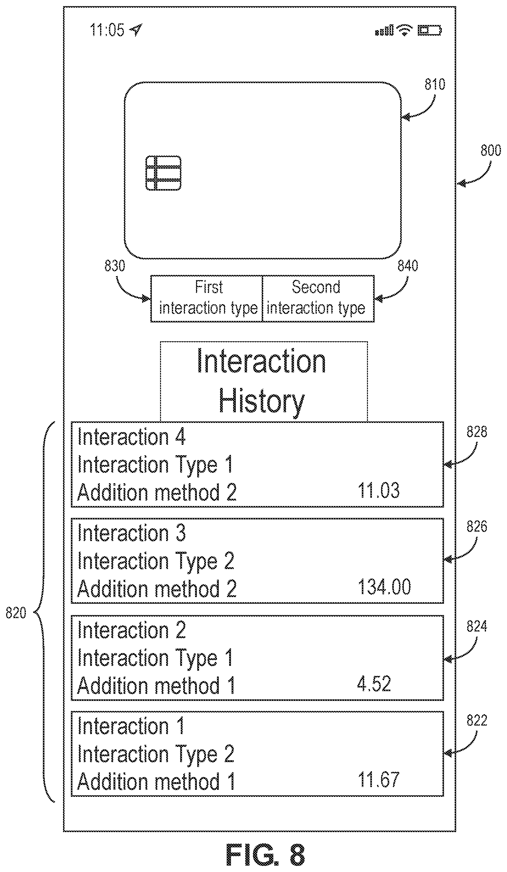 Patent US12541760 Figure 8 – Multifunctional user device