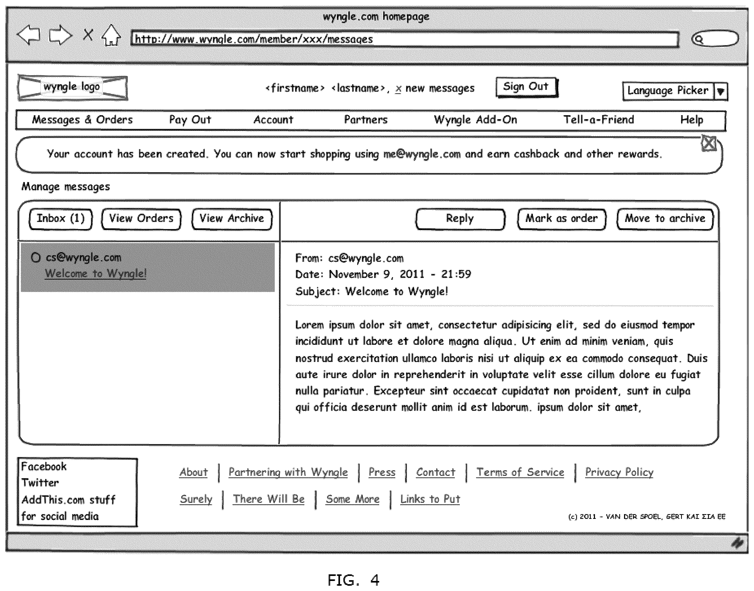 Patent US12541781 Figure 4 – Cookieless ecommerce platform