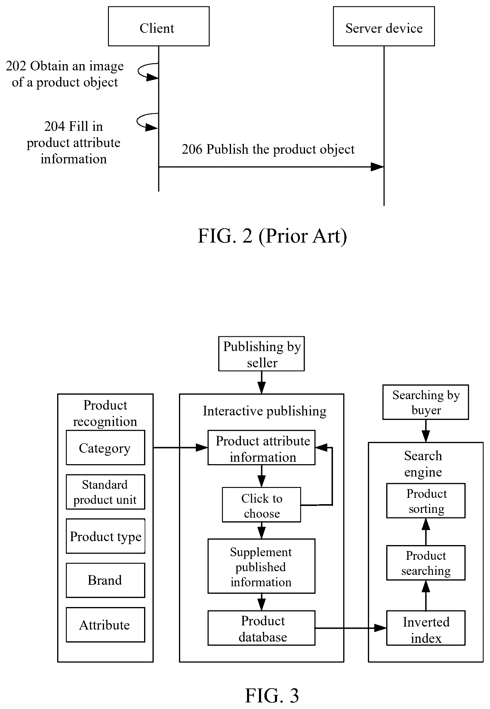 Patent US12541782 Figure 2 – Method, system, and computer-readable storage medium for product object publishing and concurrent image recognition