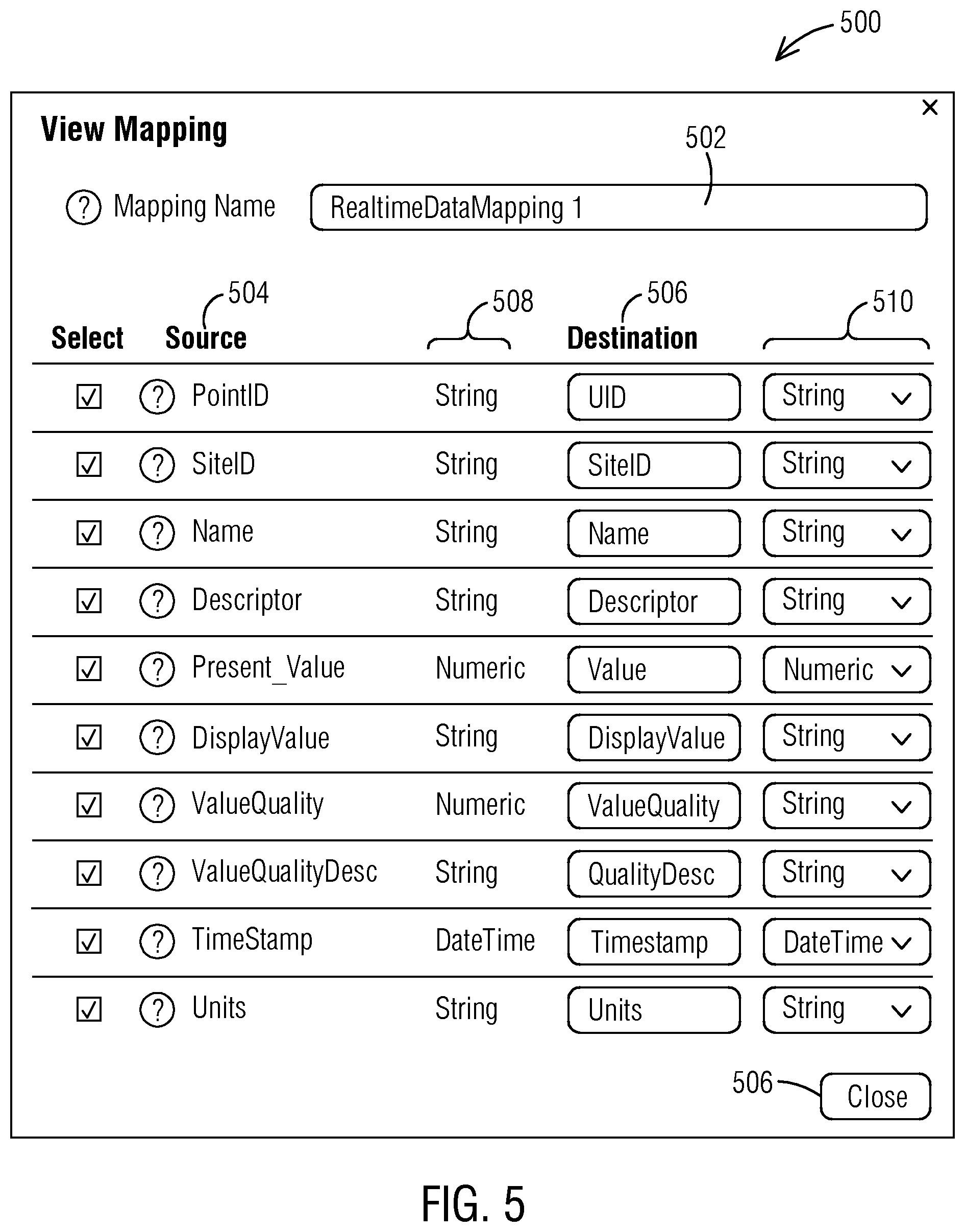 Patent US12541805 Figure 5 – Smart building data connector