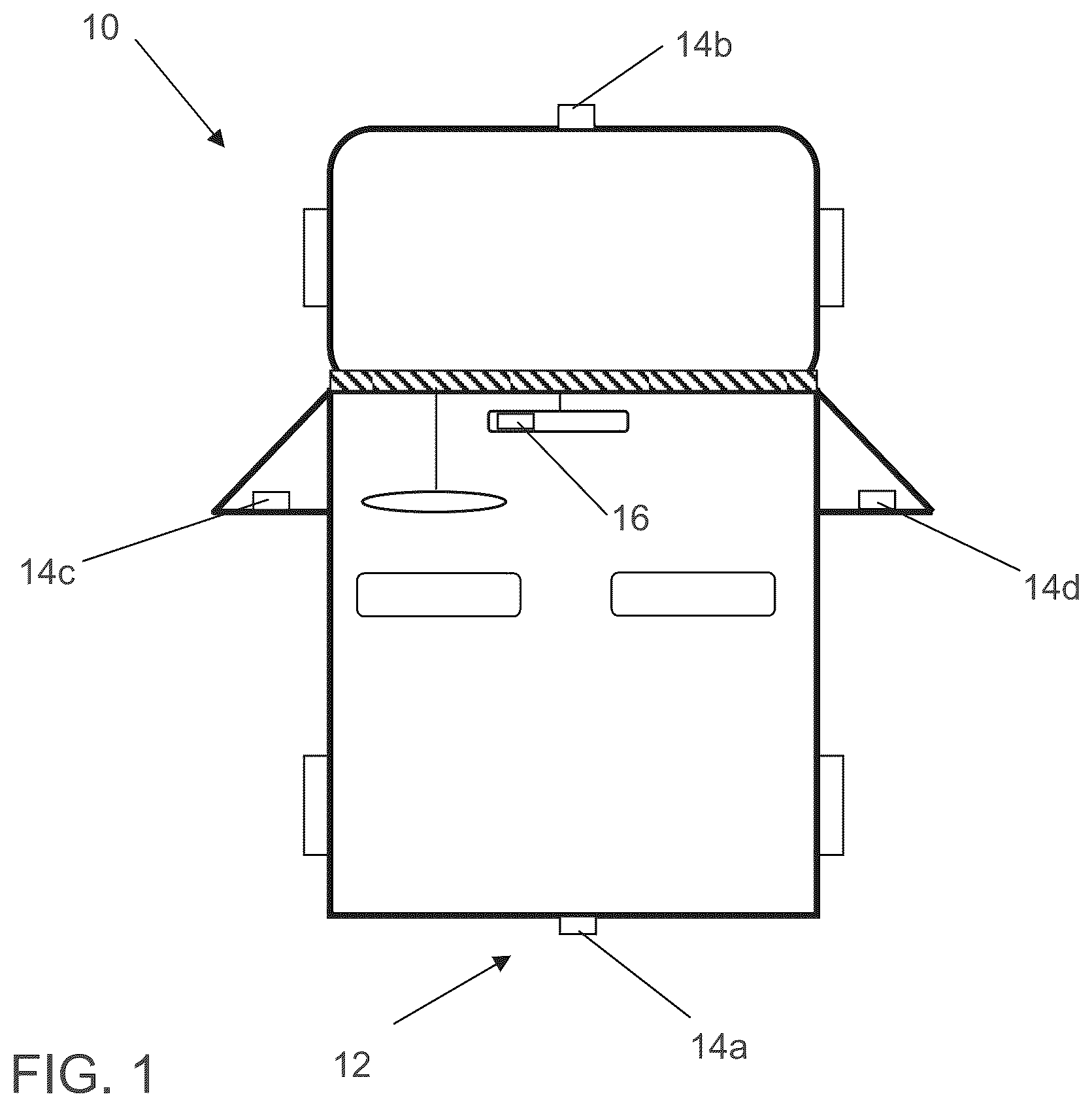 Patent US12541861 Figure 1 – Vehicular vision system