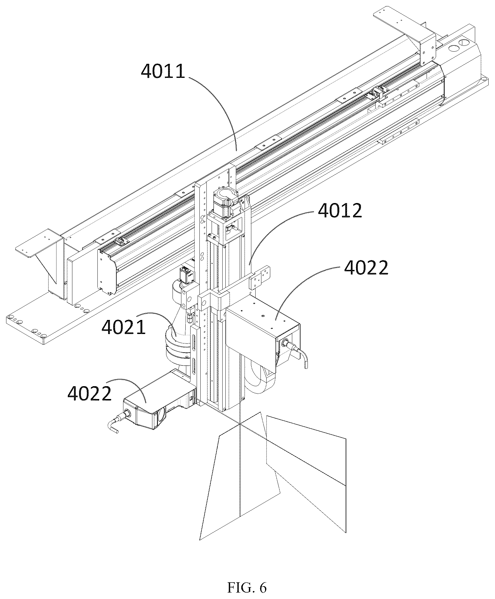 Patent US12541870 Figure 6 – Dimension detection device and dimension detection method