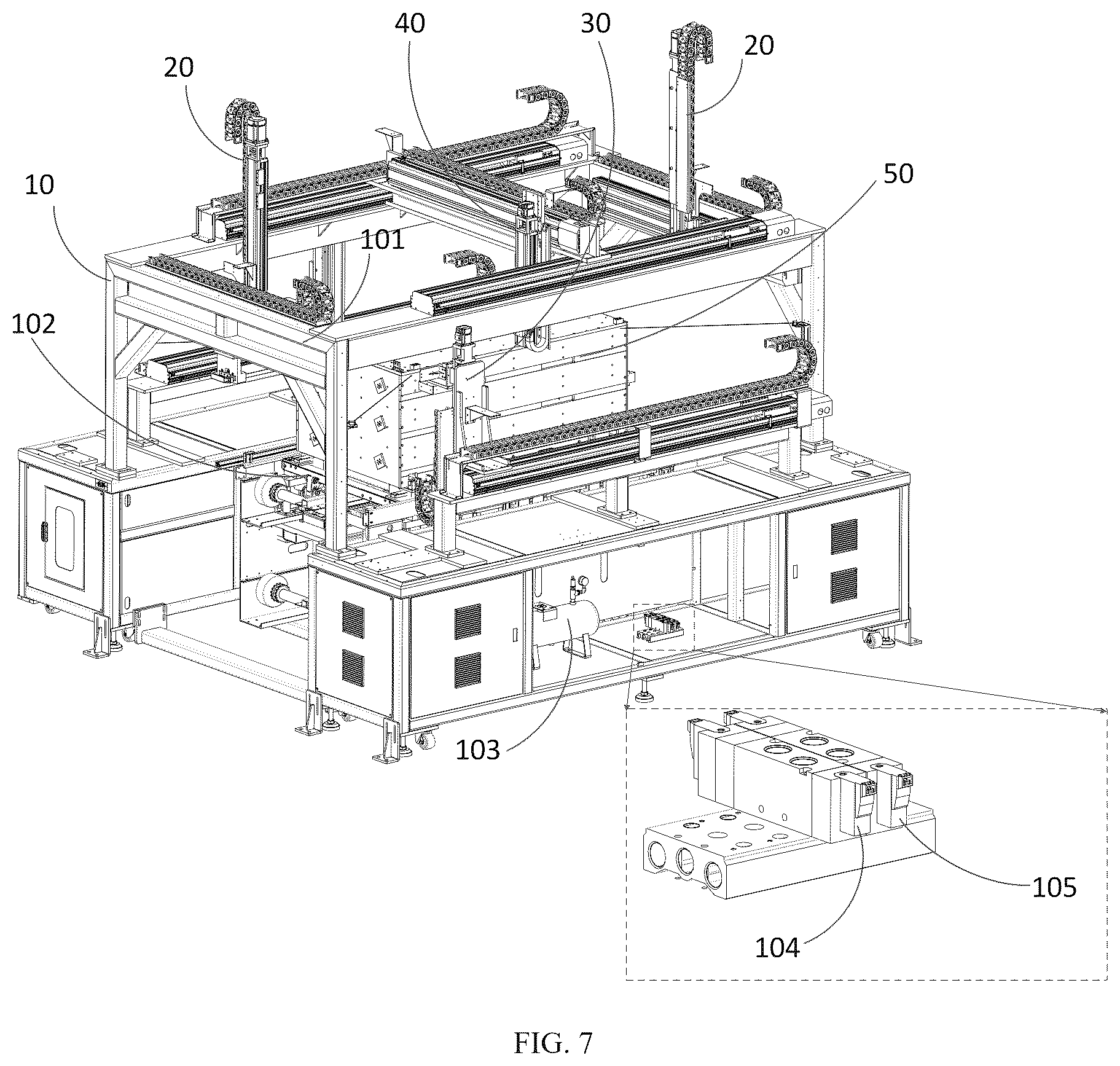 Patent US12541870 Figure 7 – Dimension detection device and dimension detection method