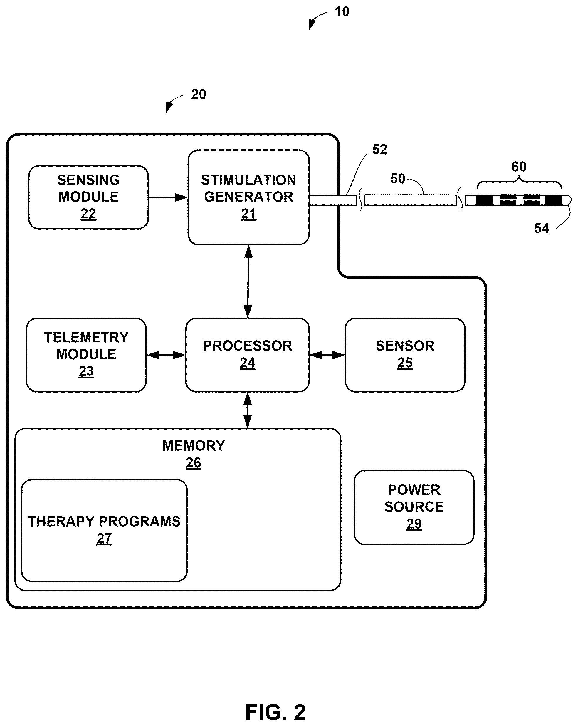 Patent US12541874 Figure 2 – Lead orientation determination for electrical stimulation therapy