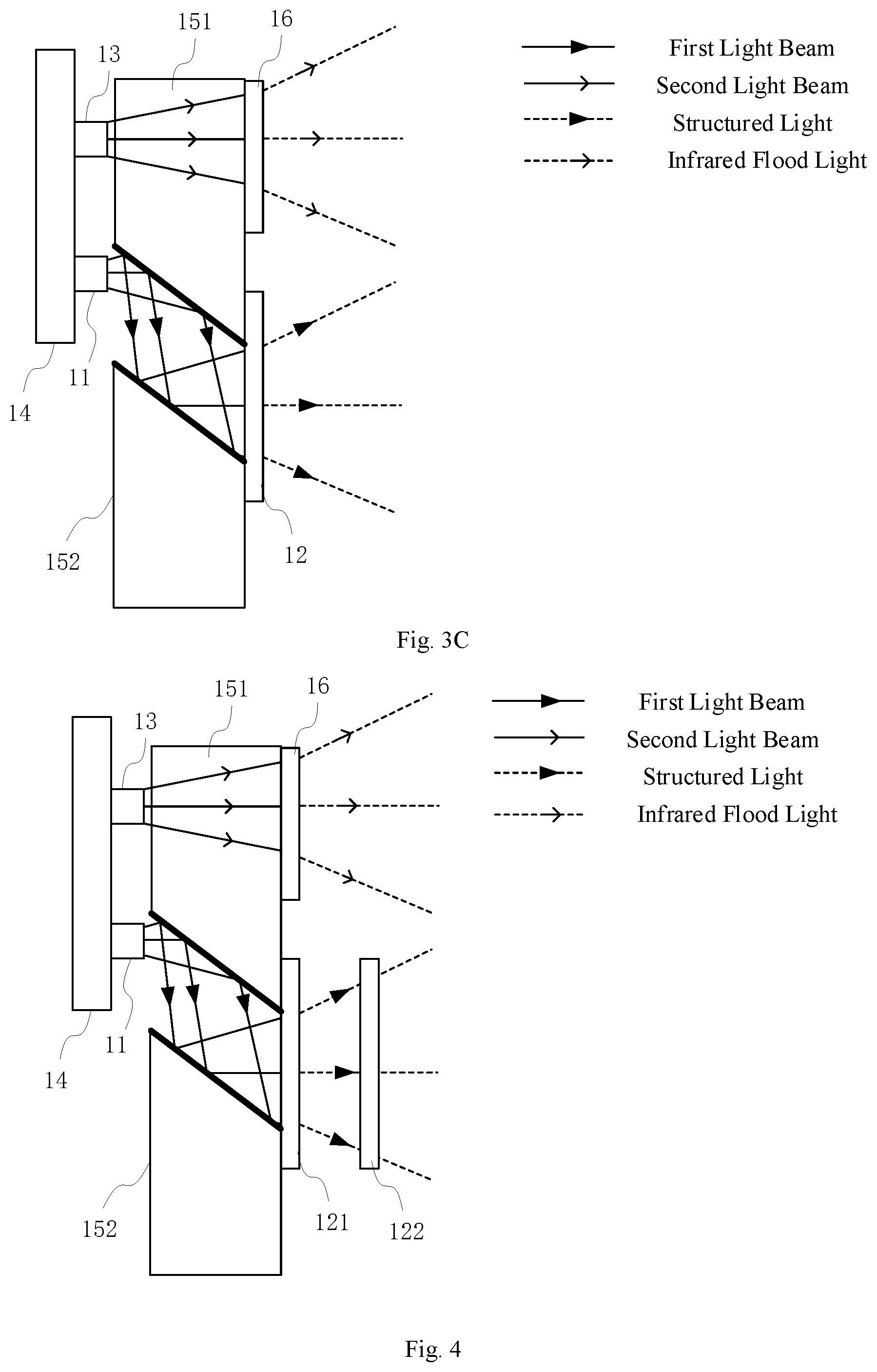 Patent US12541877 Figure 3 – Structured-light projector, camera assembly, and electronic device