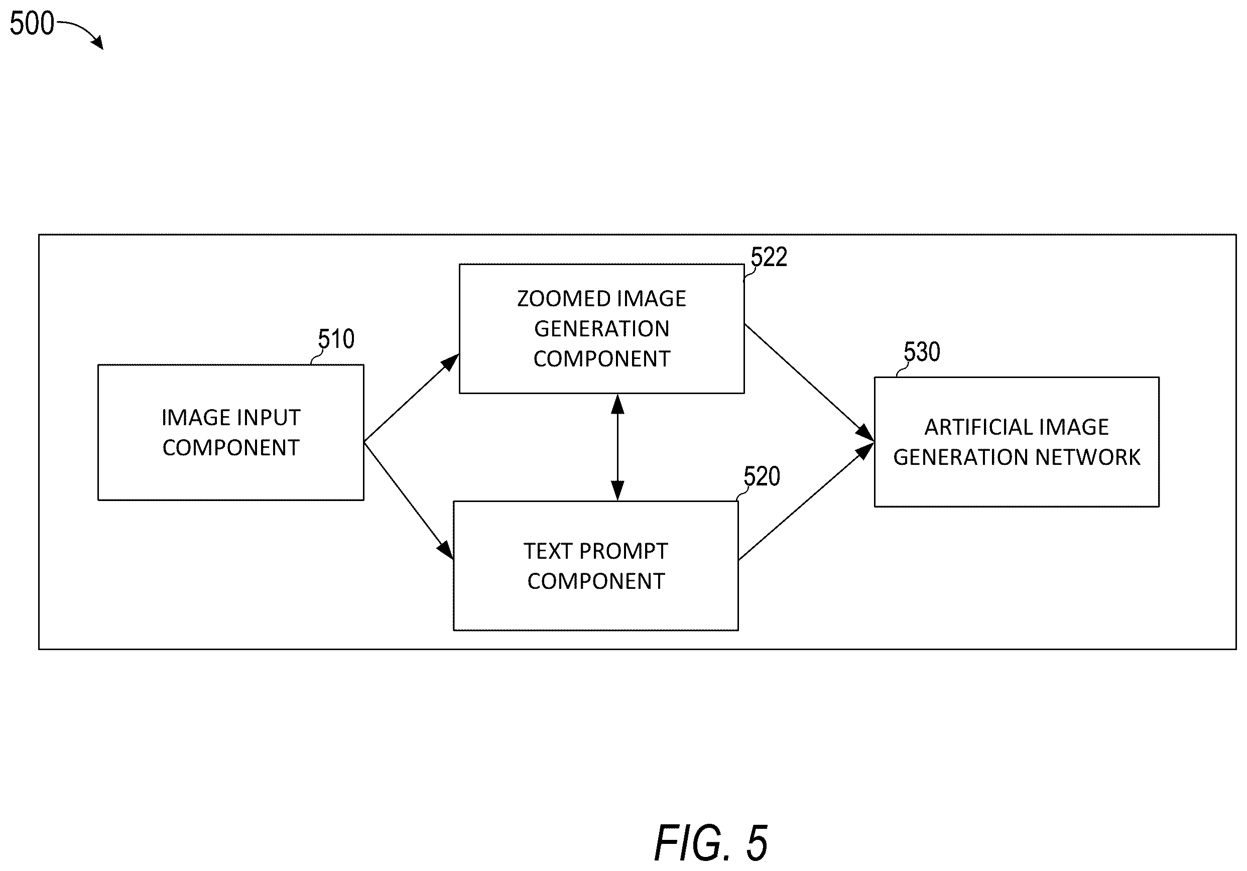 Patent US12541888 Figure 5 – Diffusion model image cropping