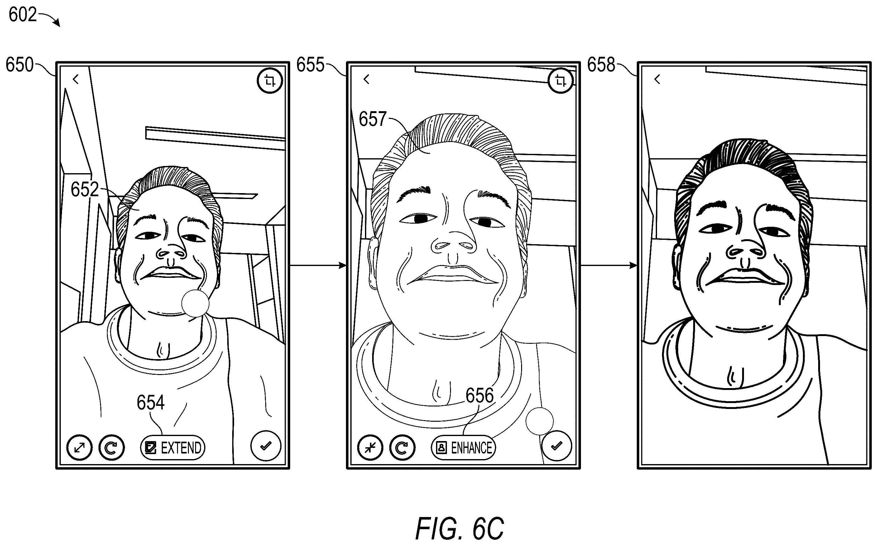 Patent US12541888 Figure 8 – Diffusion model image cropping