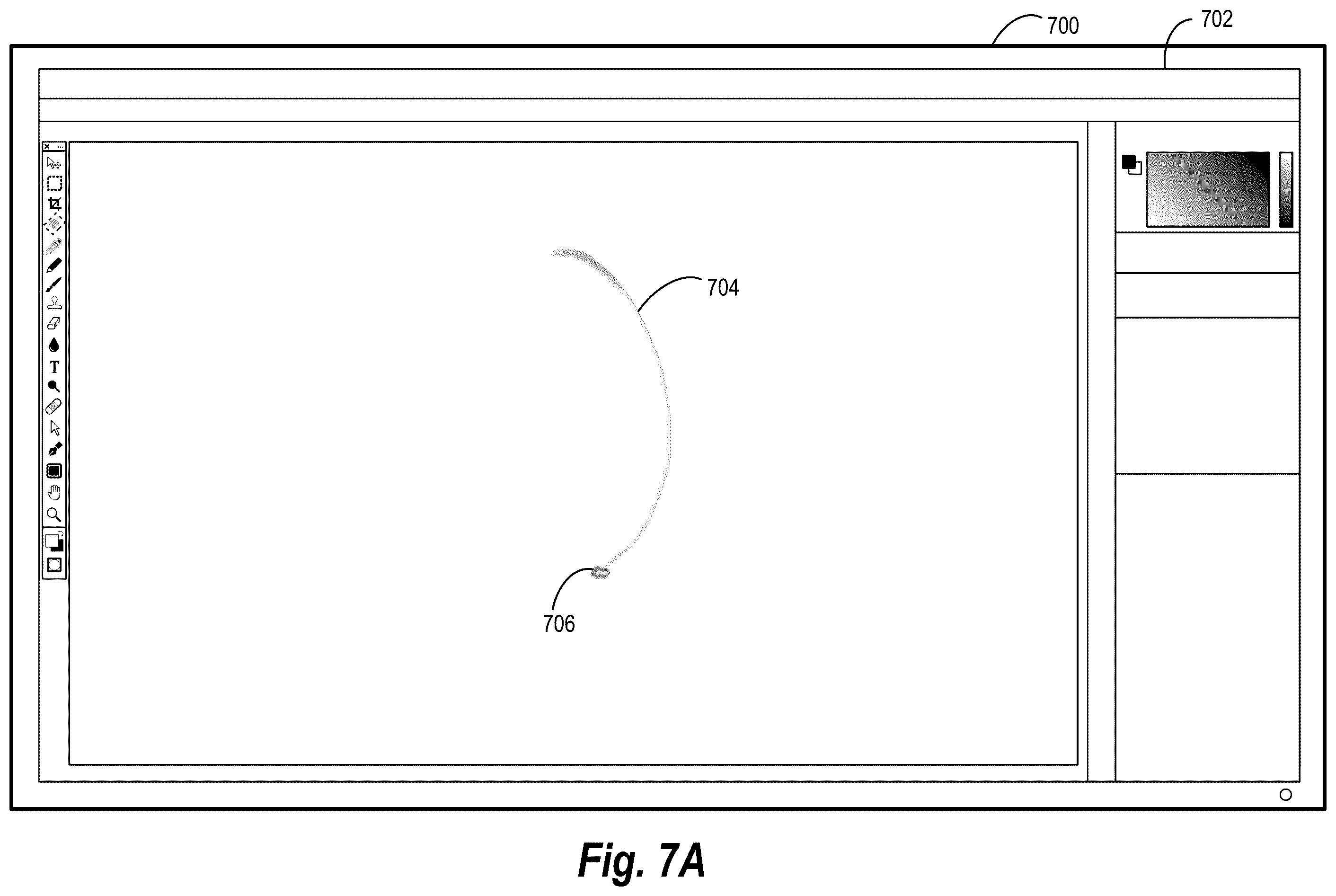 Patent US12541891 Figure 7 – Generating chain pull painting styles in digital applications
