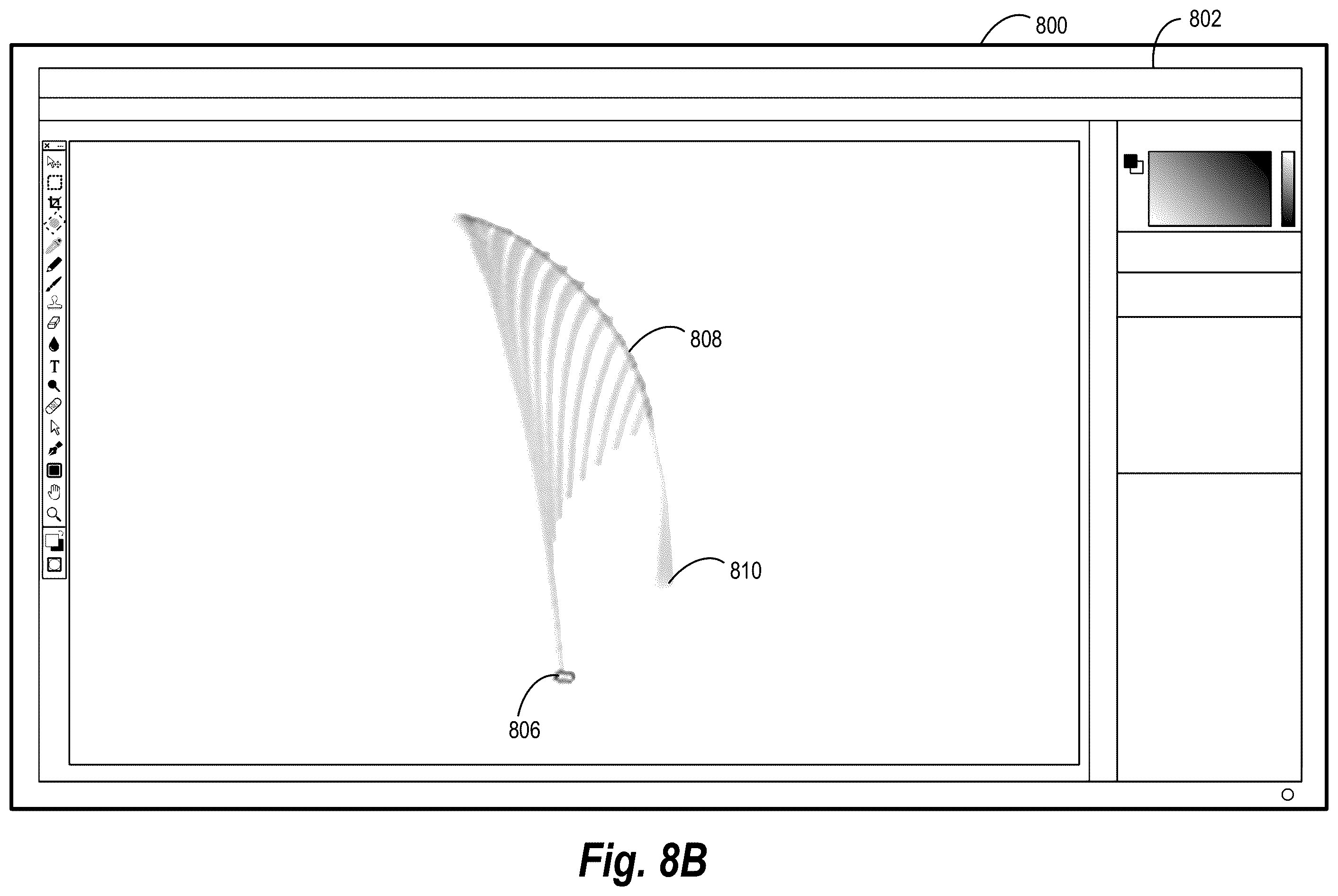 Patent US12541891 Figure 10 – Generating chain pull painting styles in digital applications