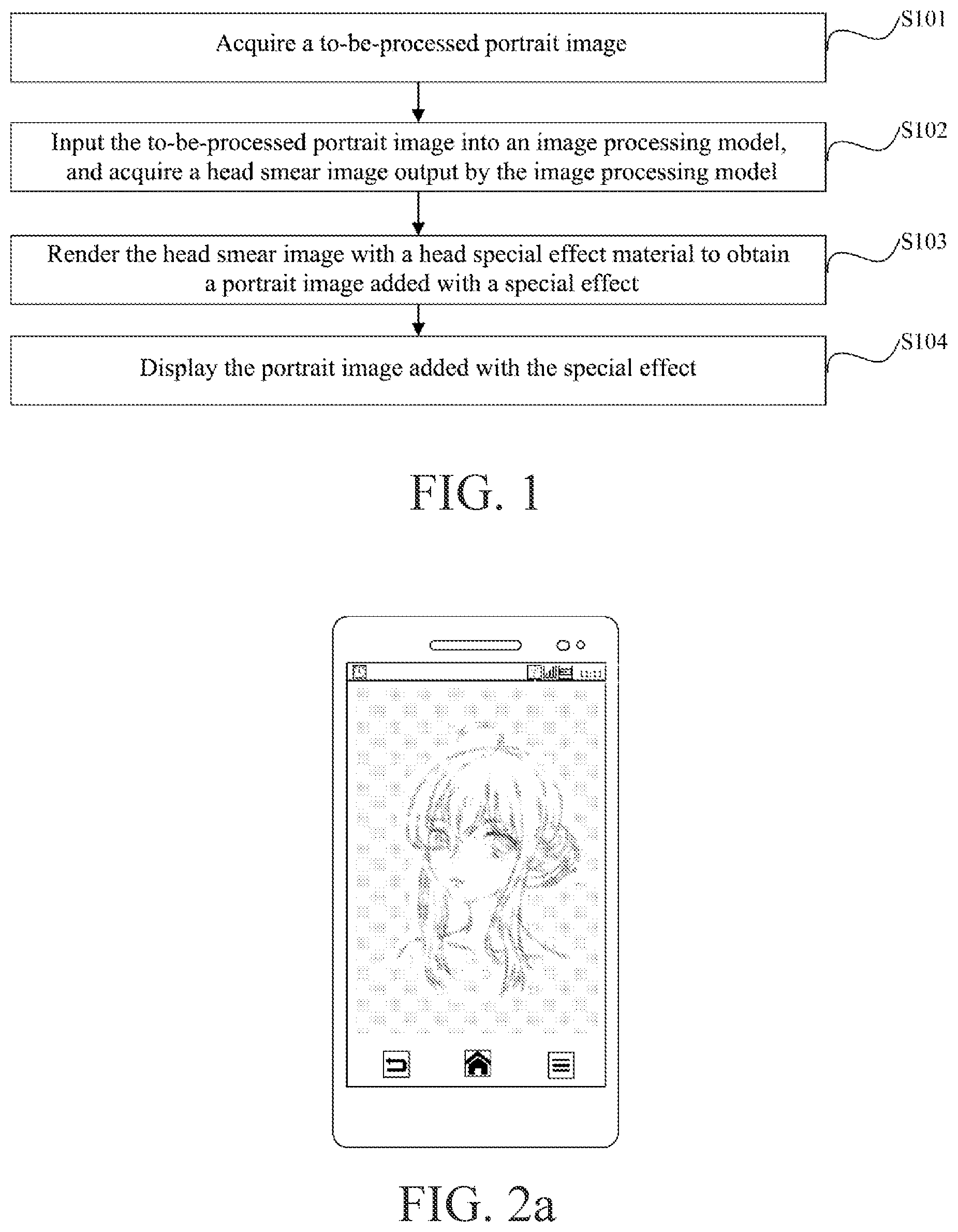 Patent US12541895 — Method and apparatus for processing portrait image — Figure 1