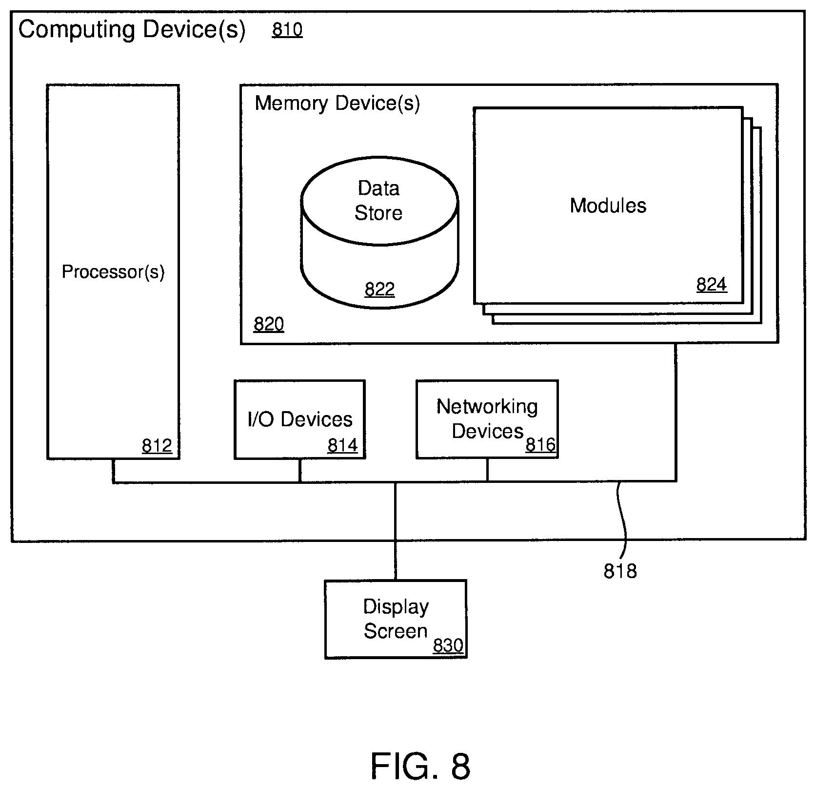 Patent US12541900 Figure 8 – Accelerated image reconstruction systems including an x-ray tomography image reconstruction system using a projection operator matrix