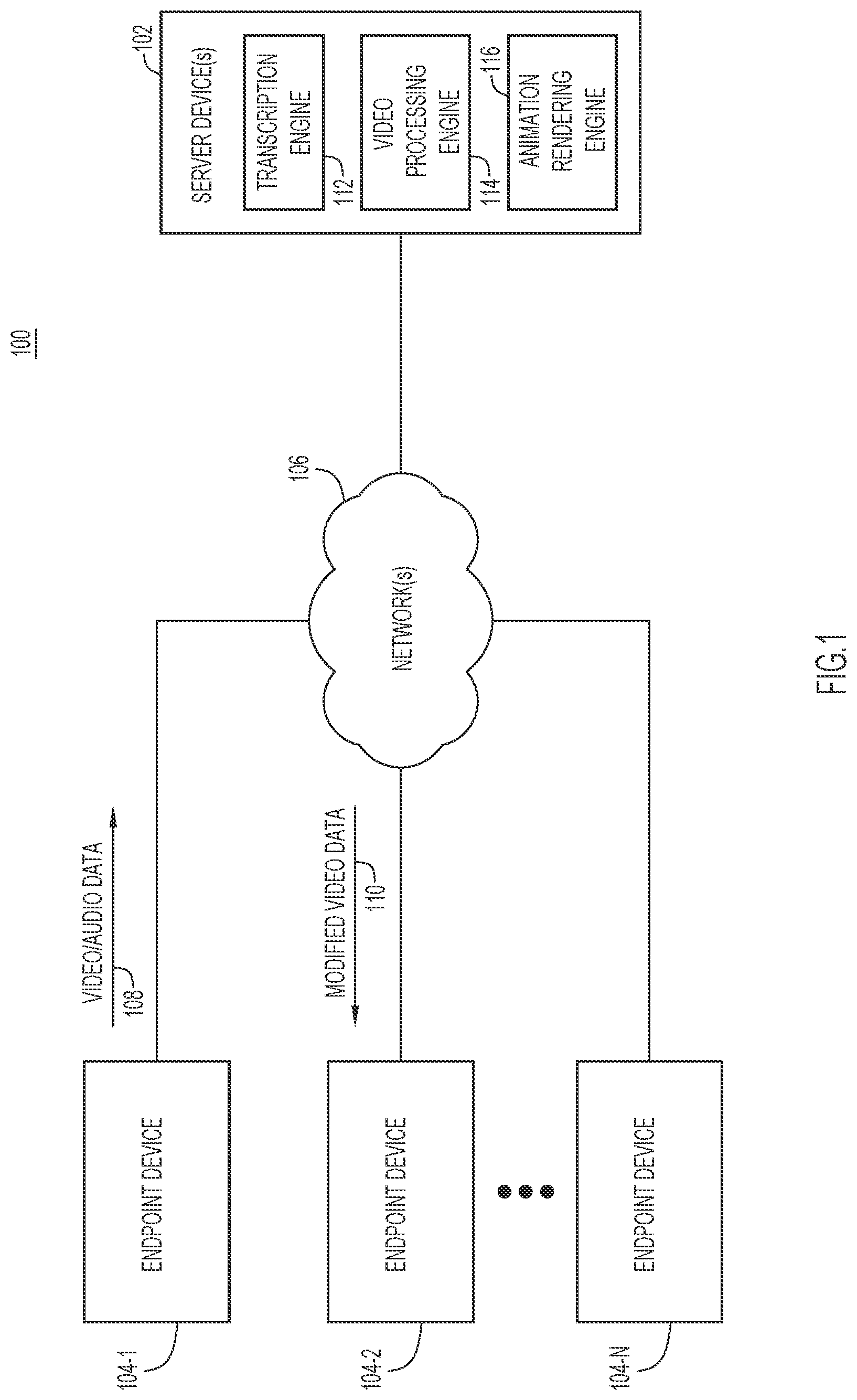 Patent US12541902 — Sign language generation and display — Figure 1