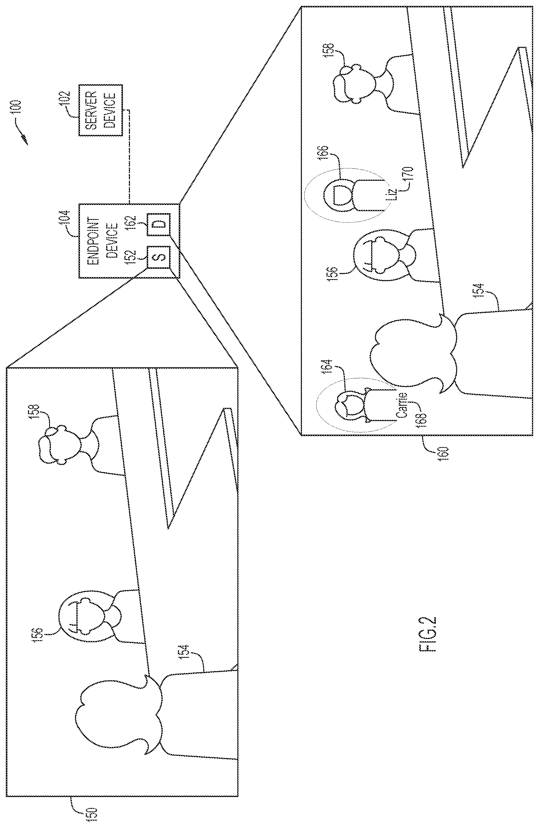 Patent US12541902 Figure 2 – Sign language generation and display