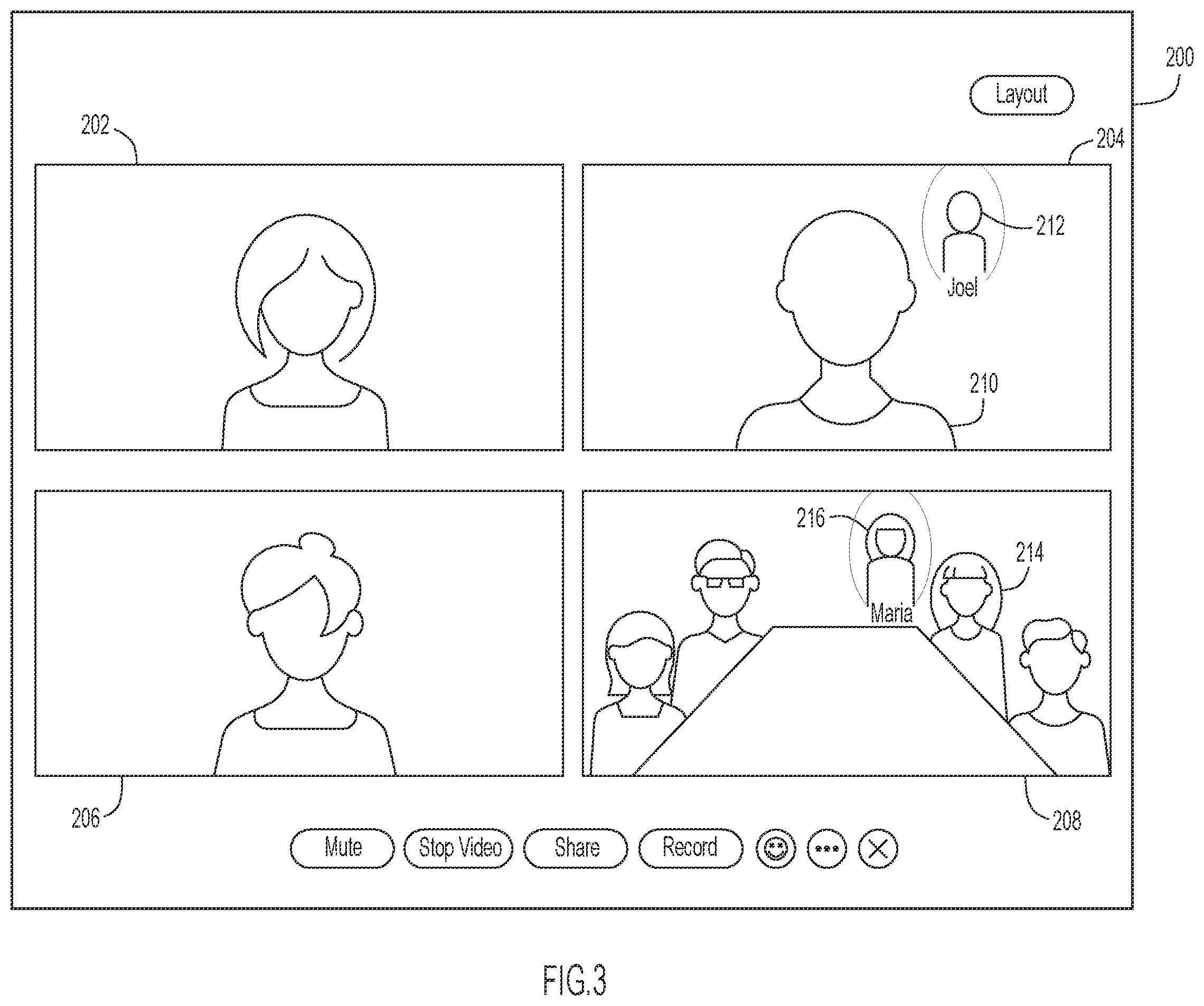 Patent US12541902 Figure 3 – Sign language generation and display