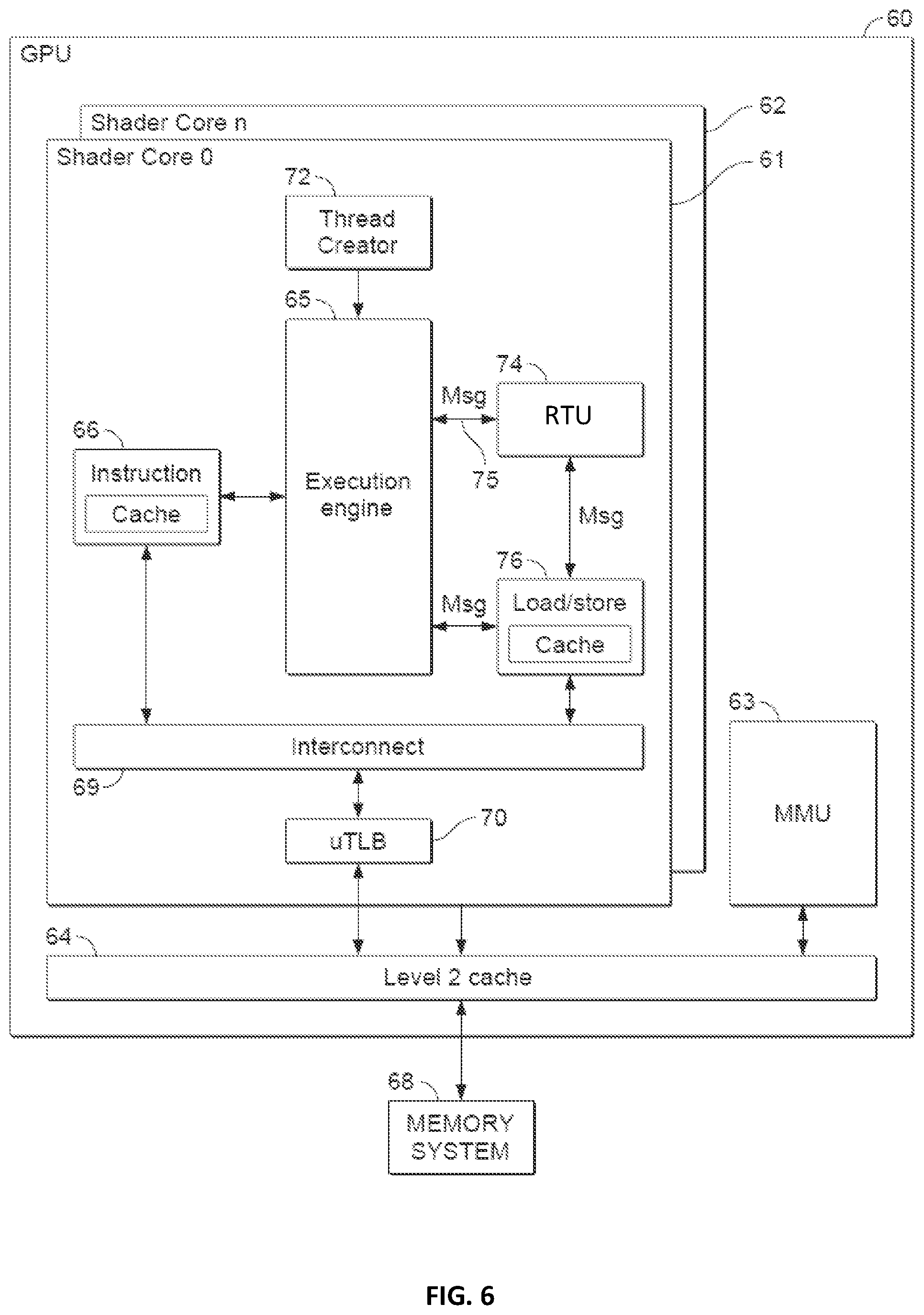 Patent US12541910 Figure 8 – Graphics processor for rendering images using ray tracing