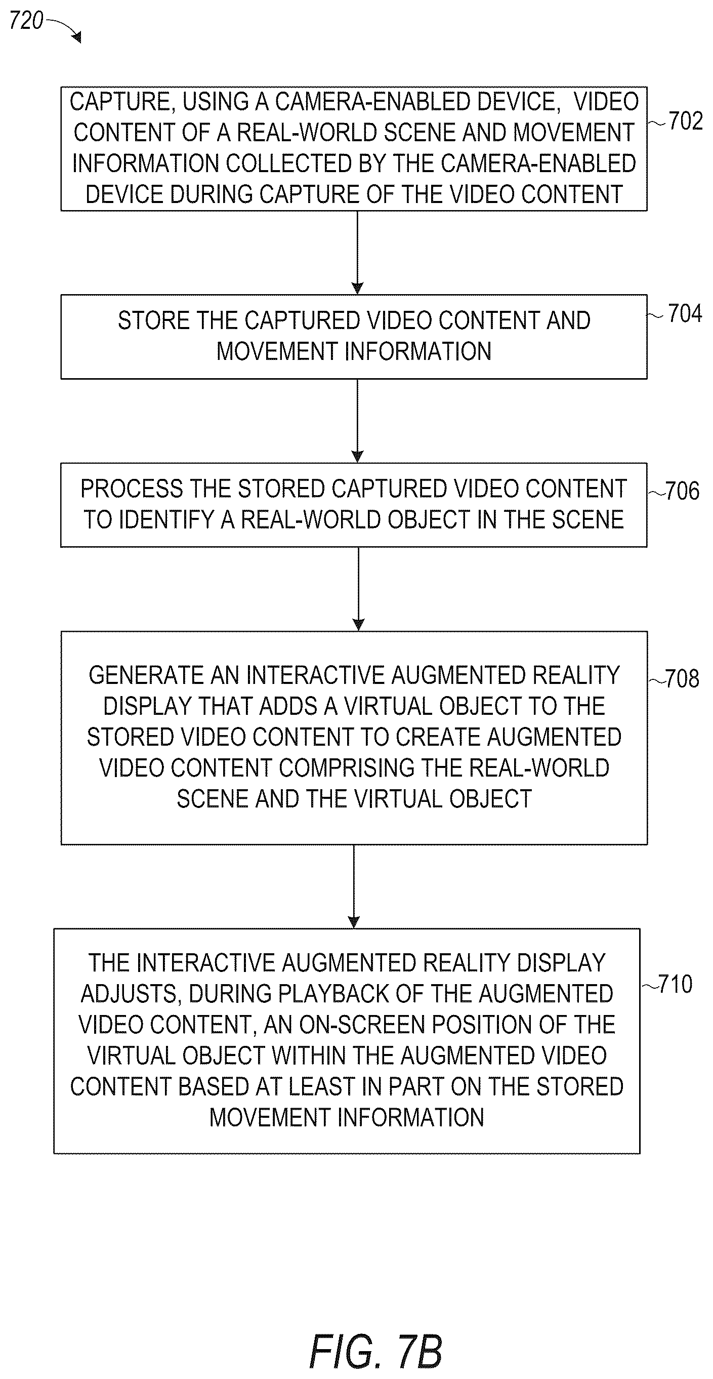Patent US12541929 Figure 8 – Video clip object tracking
