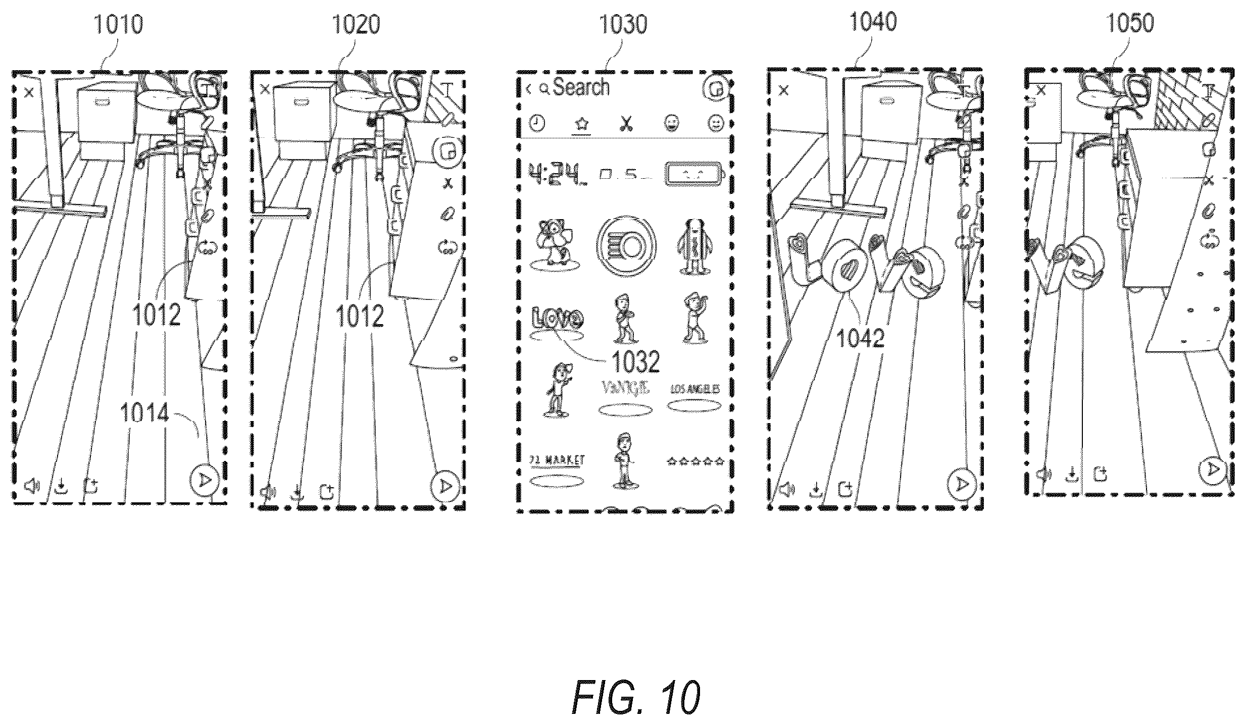 Patent US12541929 Figure 11 – Video clip object tracking