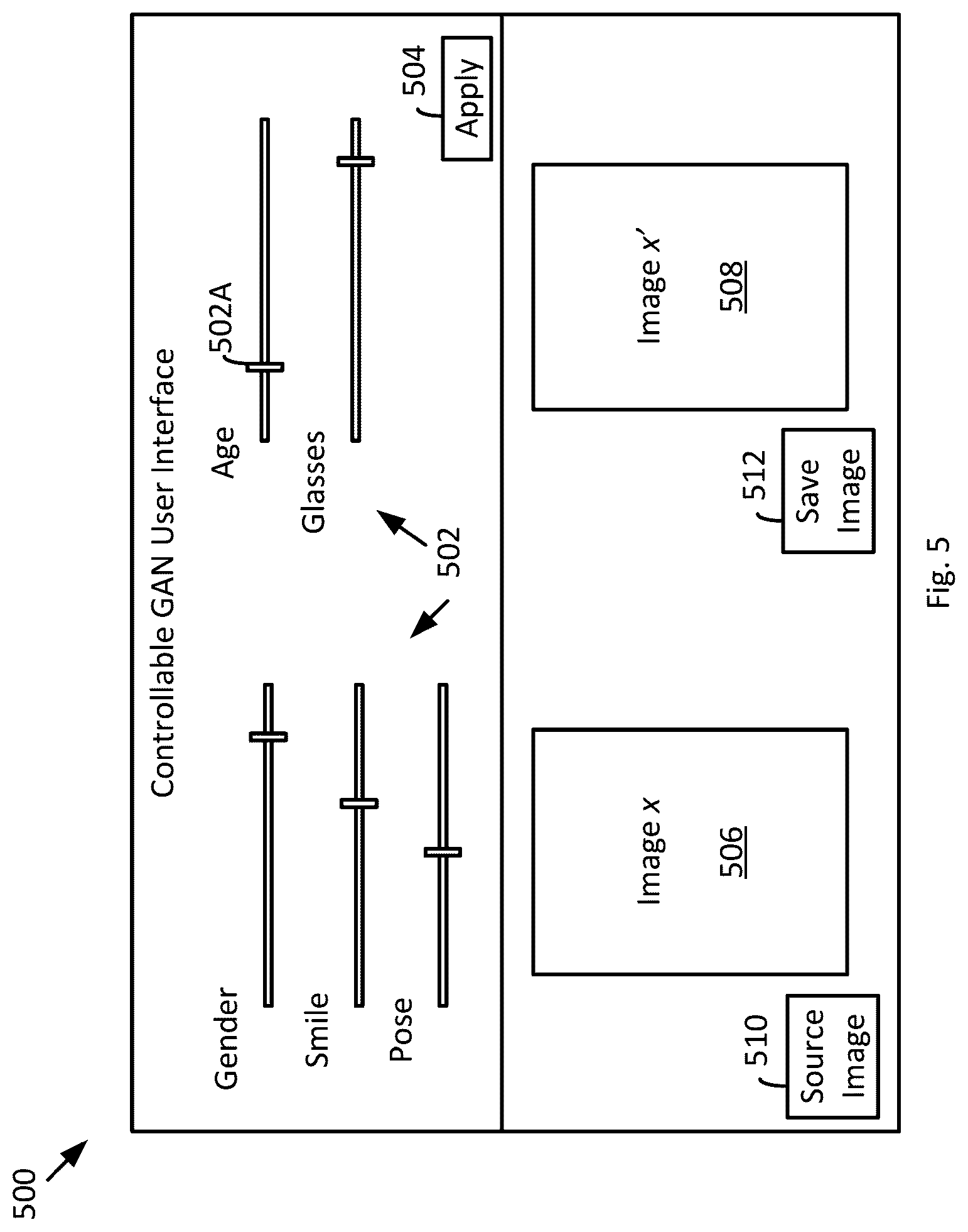 Patent US12541935 Figure 5 – Methods, apparatus and systems incorporating GANs minimizing attribute entanglement using self-corrected GANs spaces