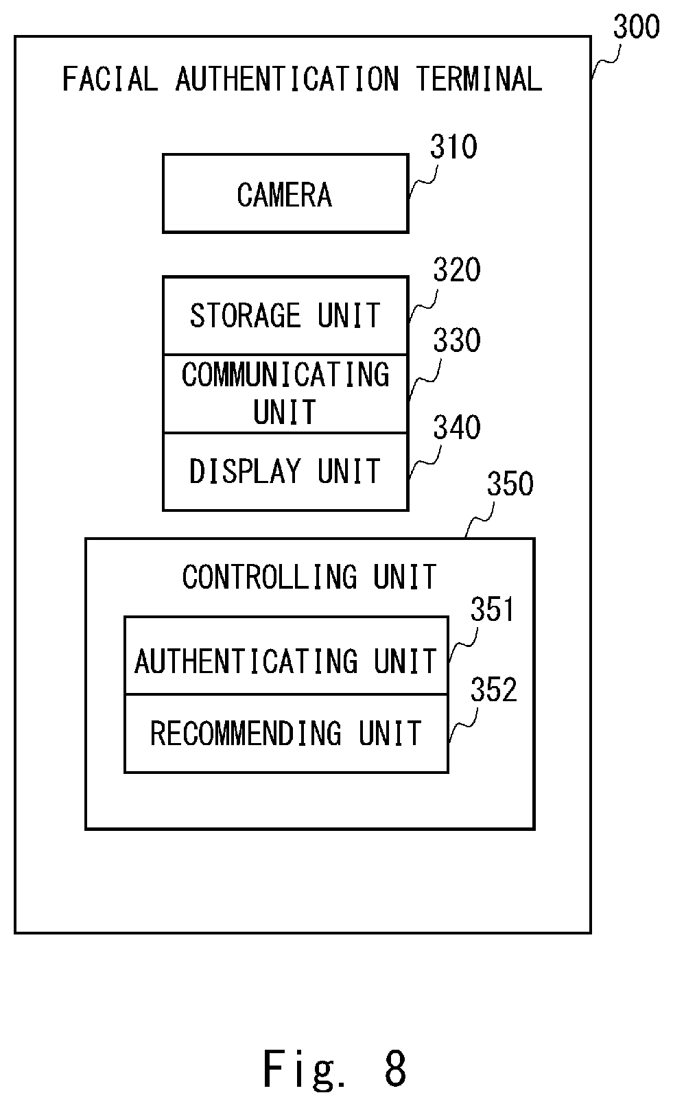 Patent US12541975 Figure 8 – Information processing device, system, method, and non-transitory computer-readable medium storing program for applying a bonus to a settlement process