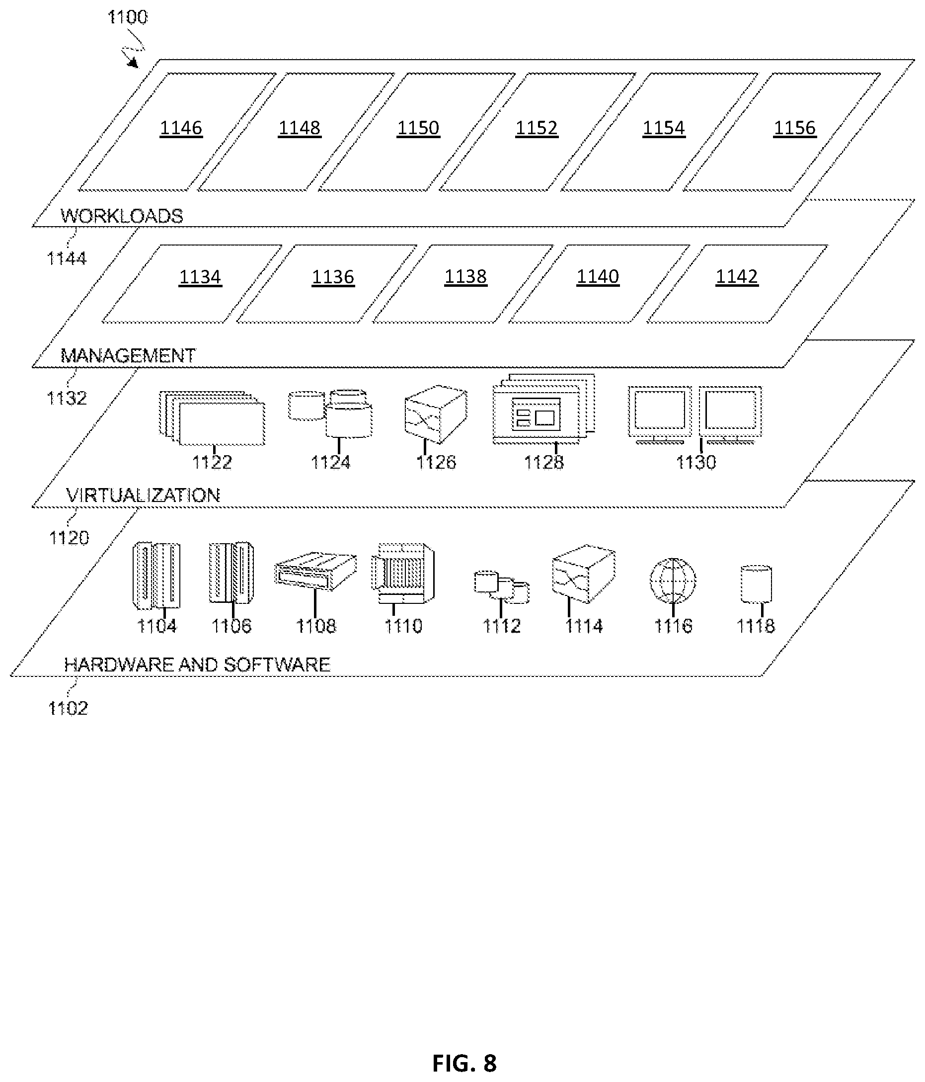 Patent US12541990 Figure 8 – Information extraction from documents containing handwritten text