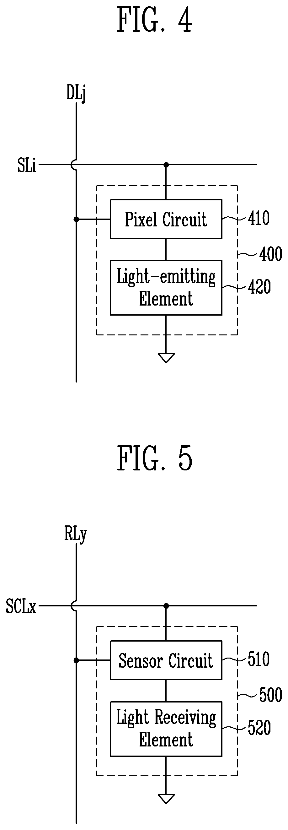 Patent US12541993 Figure 4 – Display device including light receiving elements and method of operating the same