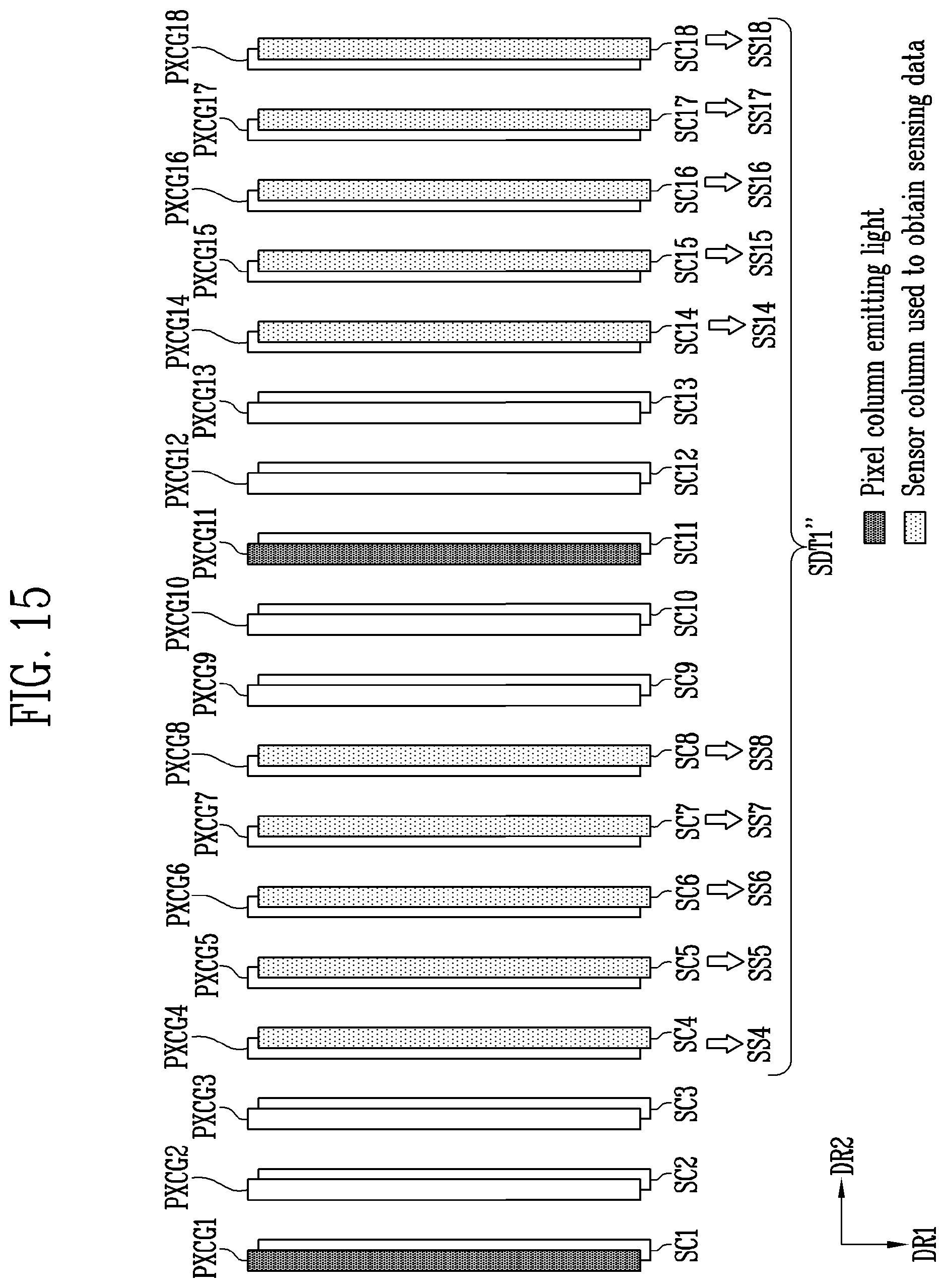 Patent US12541993 Figure 14 – Display device including light receiving elements and method of operating the same