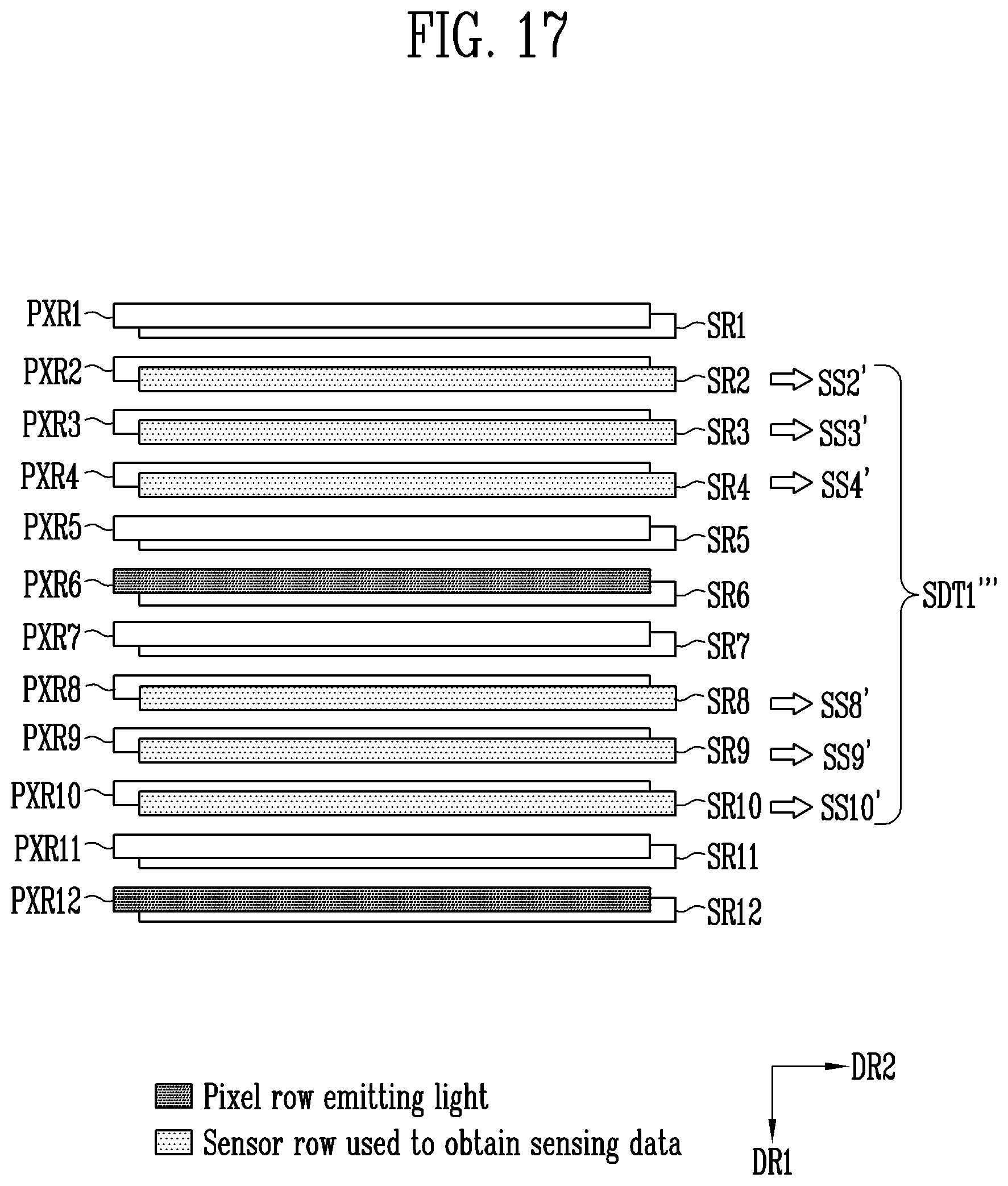 Patent US12541993 Figure 16 – Display device including light receiving elements and method of operating the same