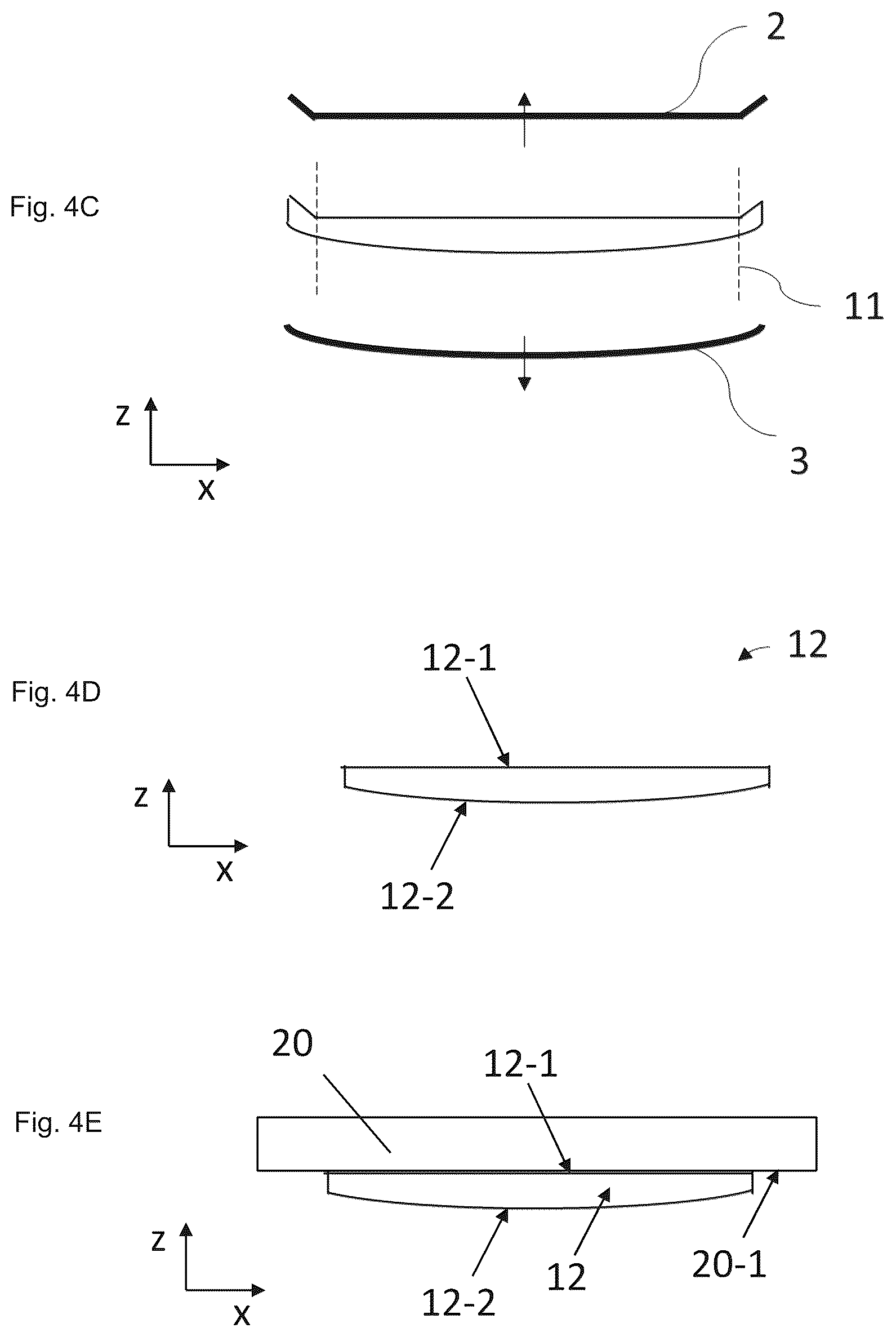 Patent US12547019 Figure 4 – Method for manufacturing a customized optical element to adjust an optical property of an optical component