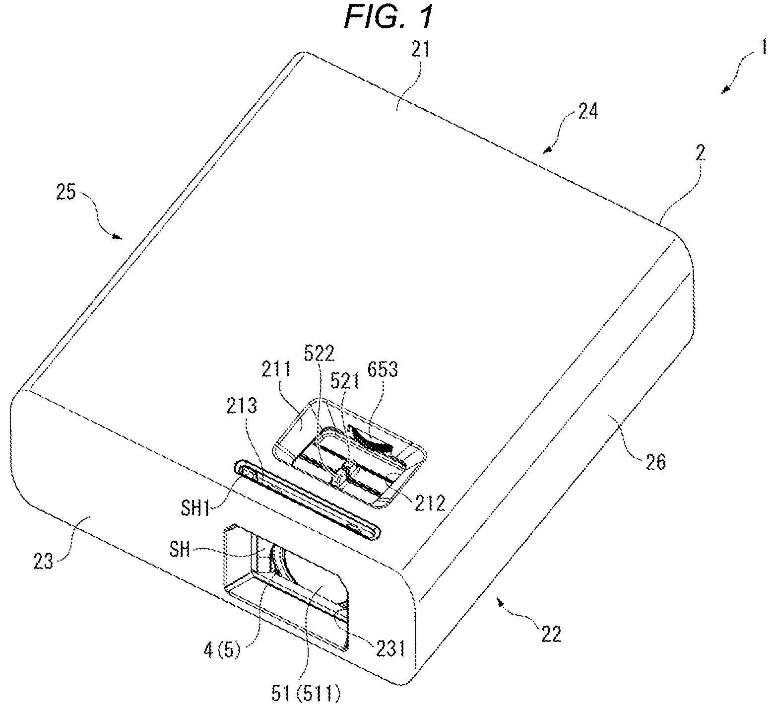Patent US12547060 Figure 1 – Projector with moving device that moves projection optical device