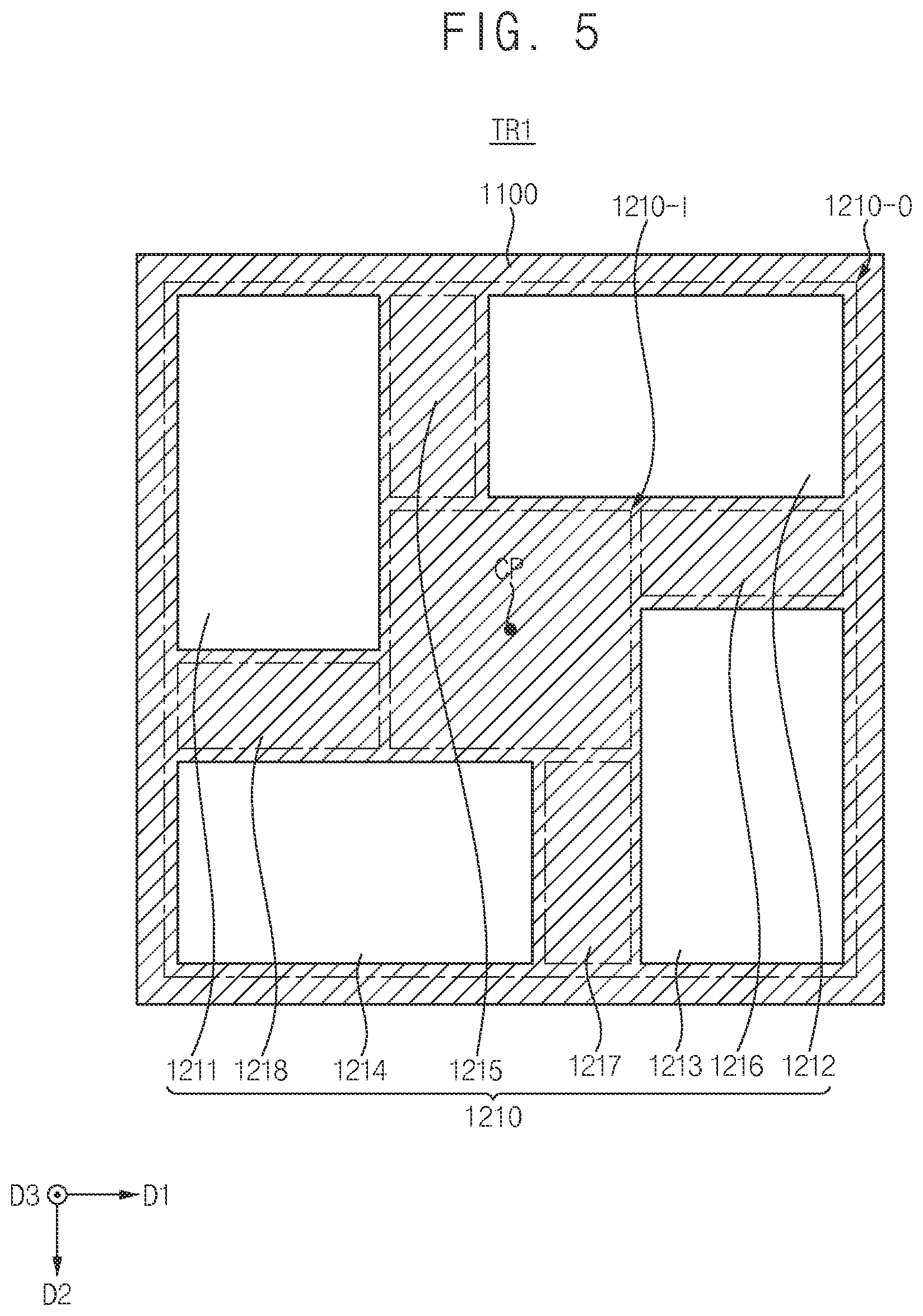 Patent US12547078 Figure 5 – Exposure mask and method of manufacturing display device using the same